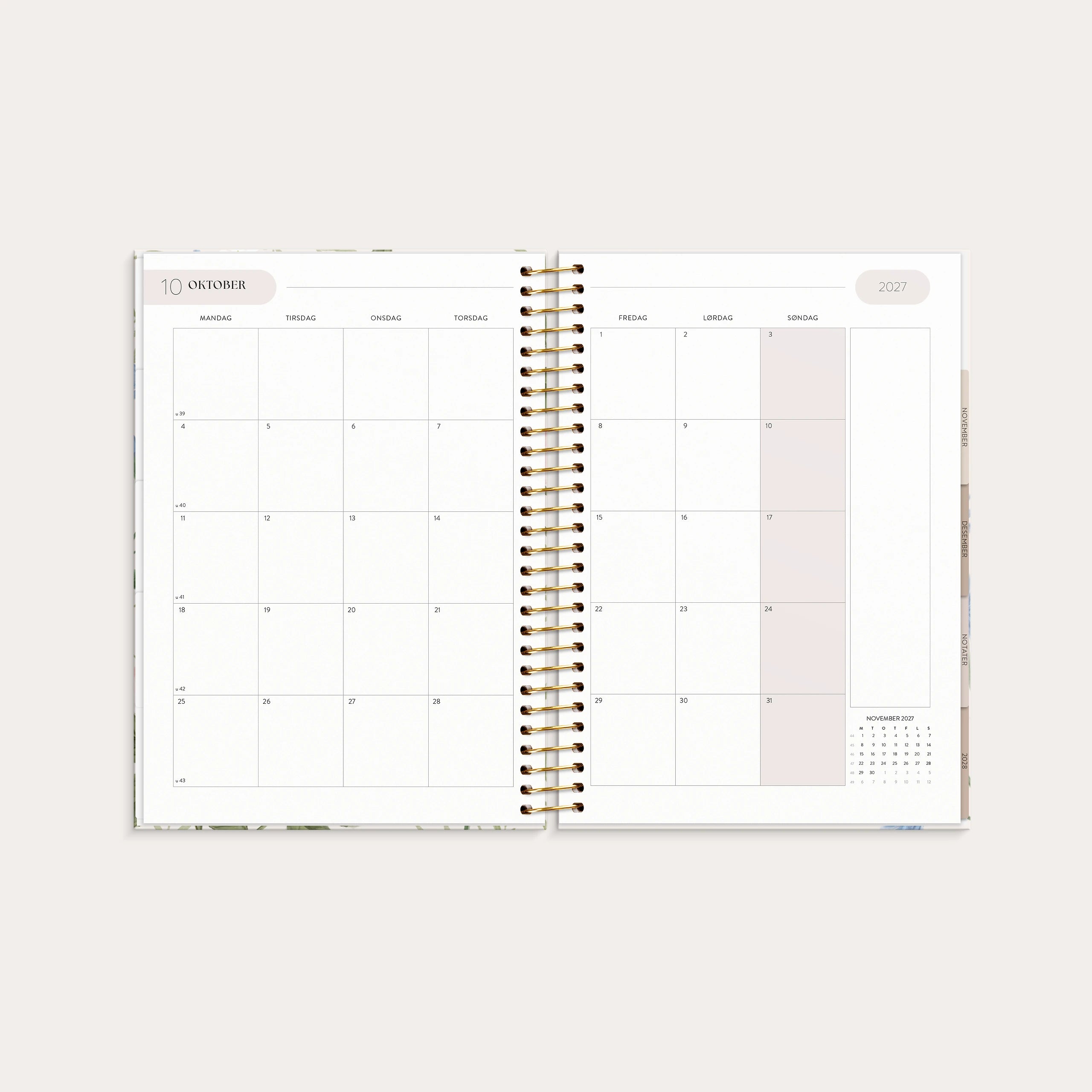 Life Organizer C5 blomster 2027