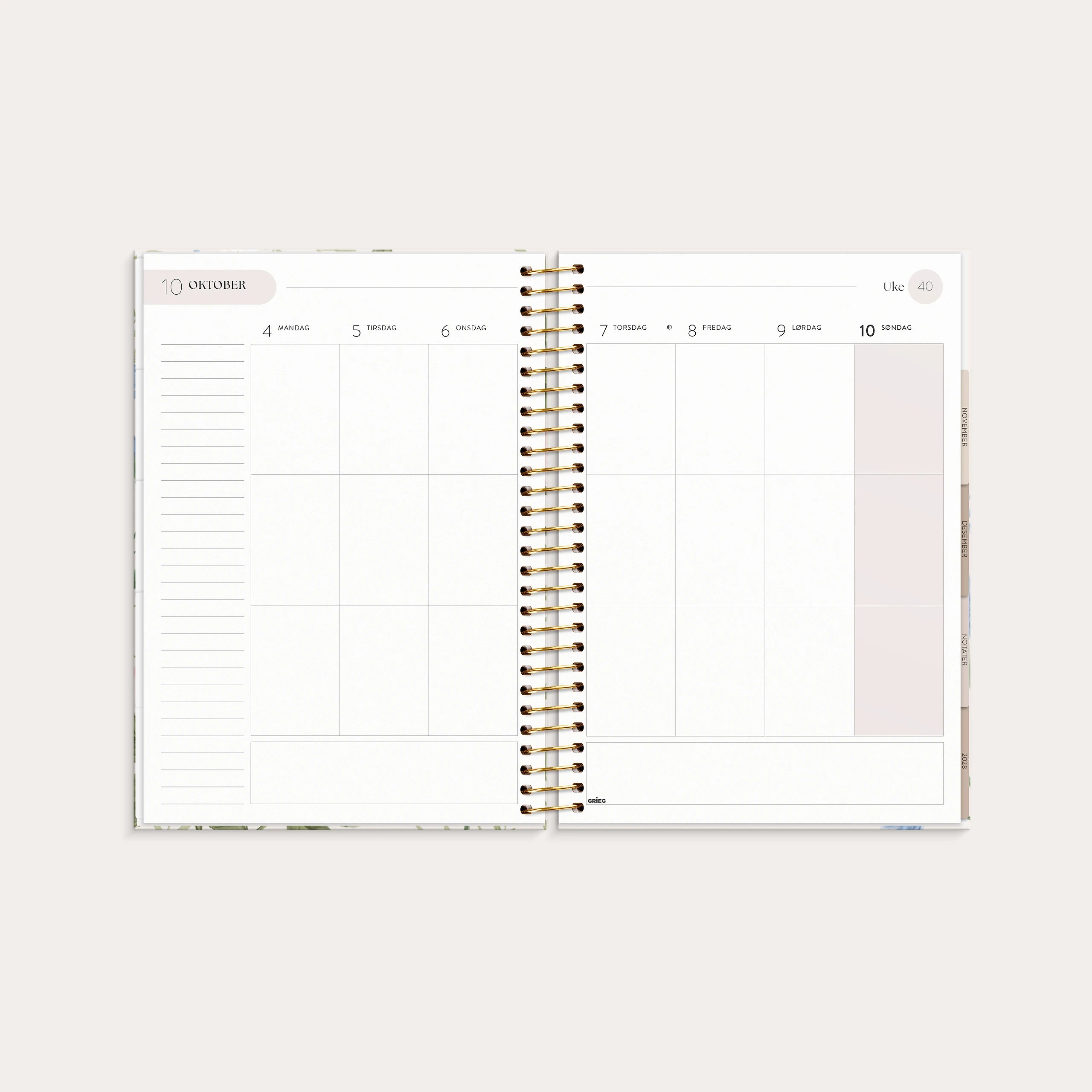 Life Organizer C5 blomster 2027