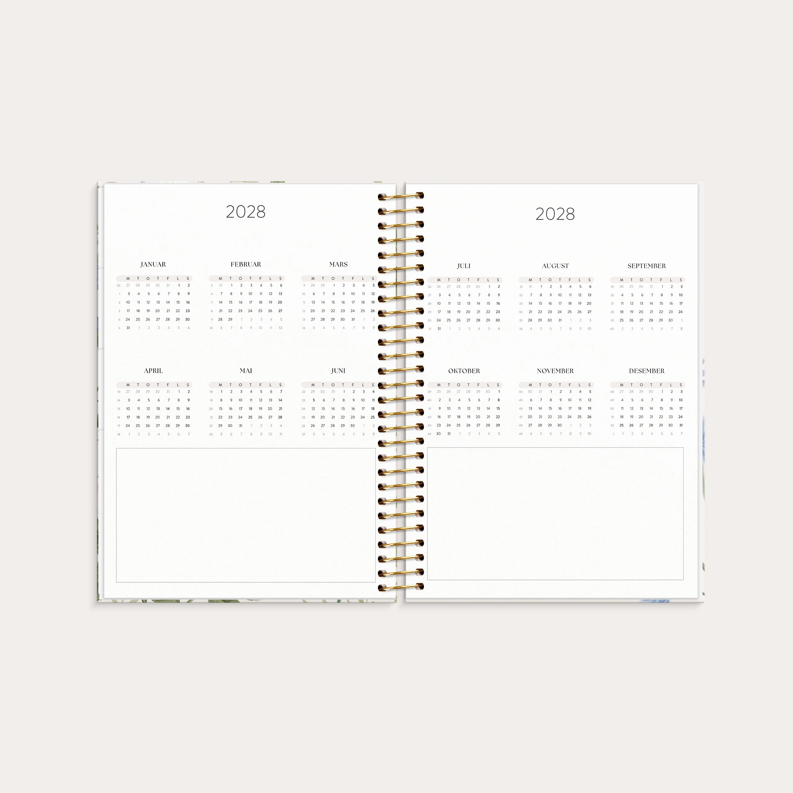 Life Organizer C5 blomster 2027