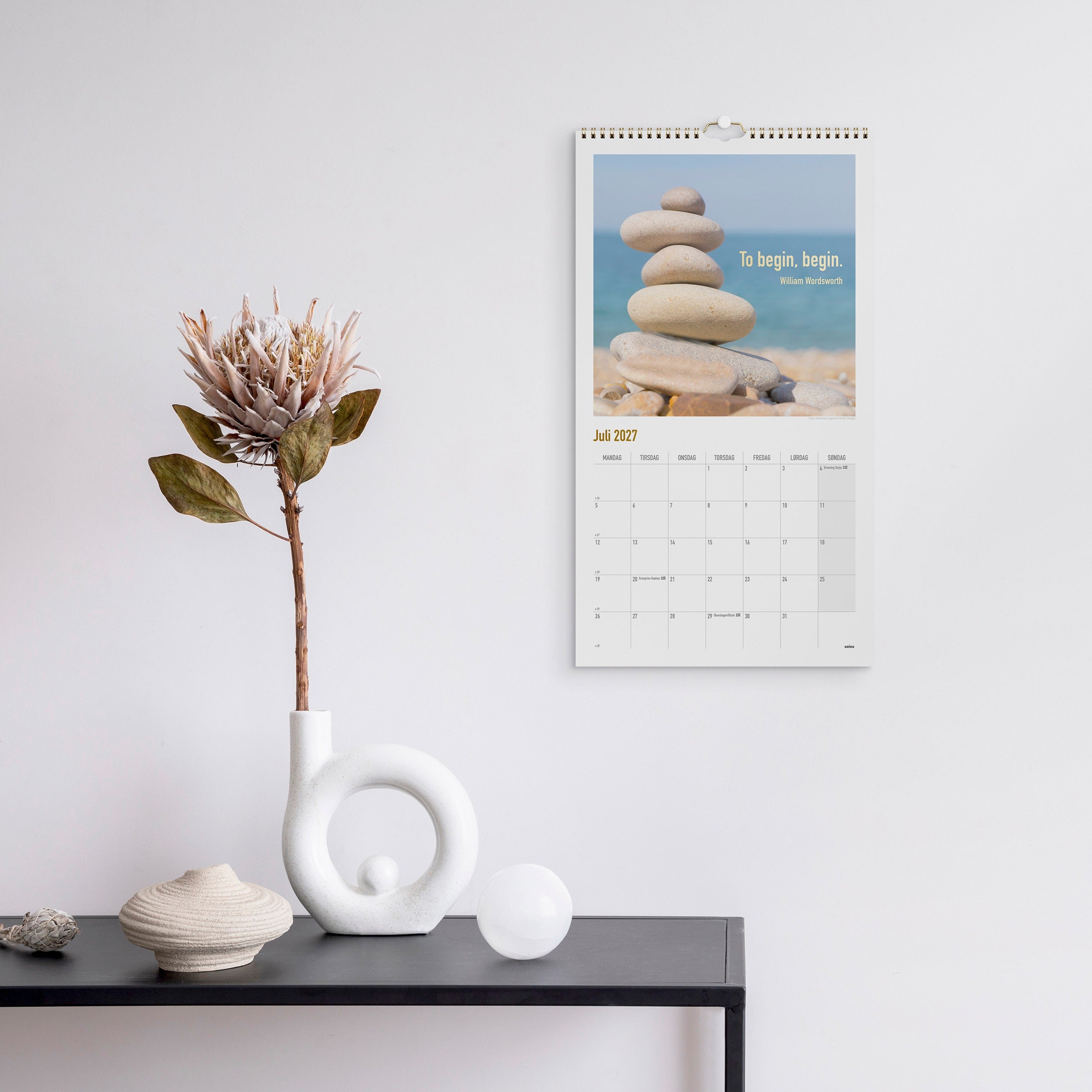 Veggkalender 2027 Dream & Do