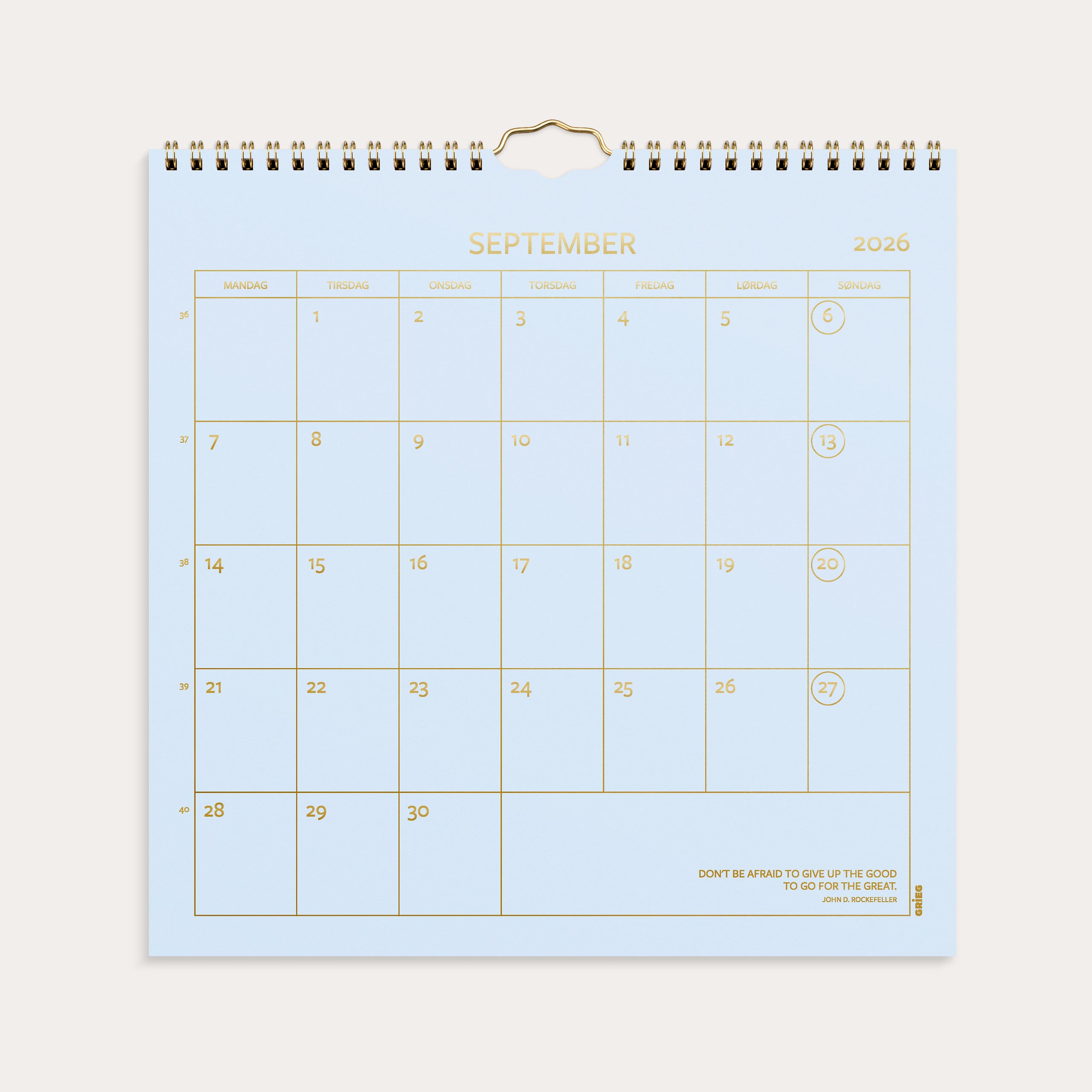 Veggkalender 2026 Color