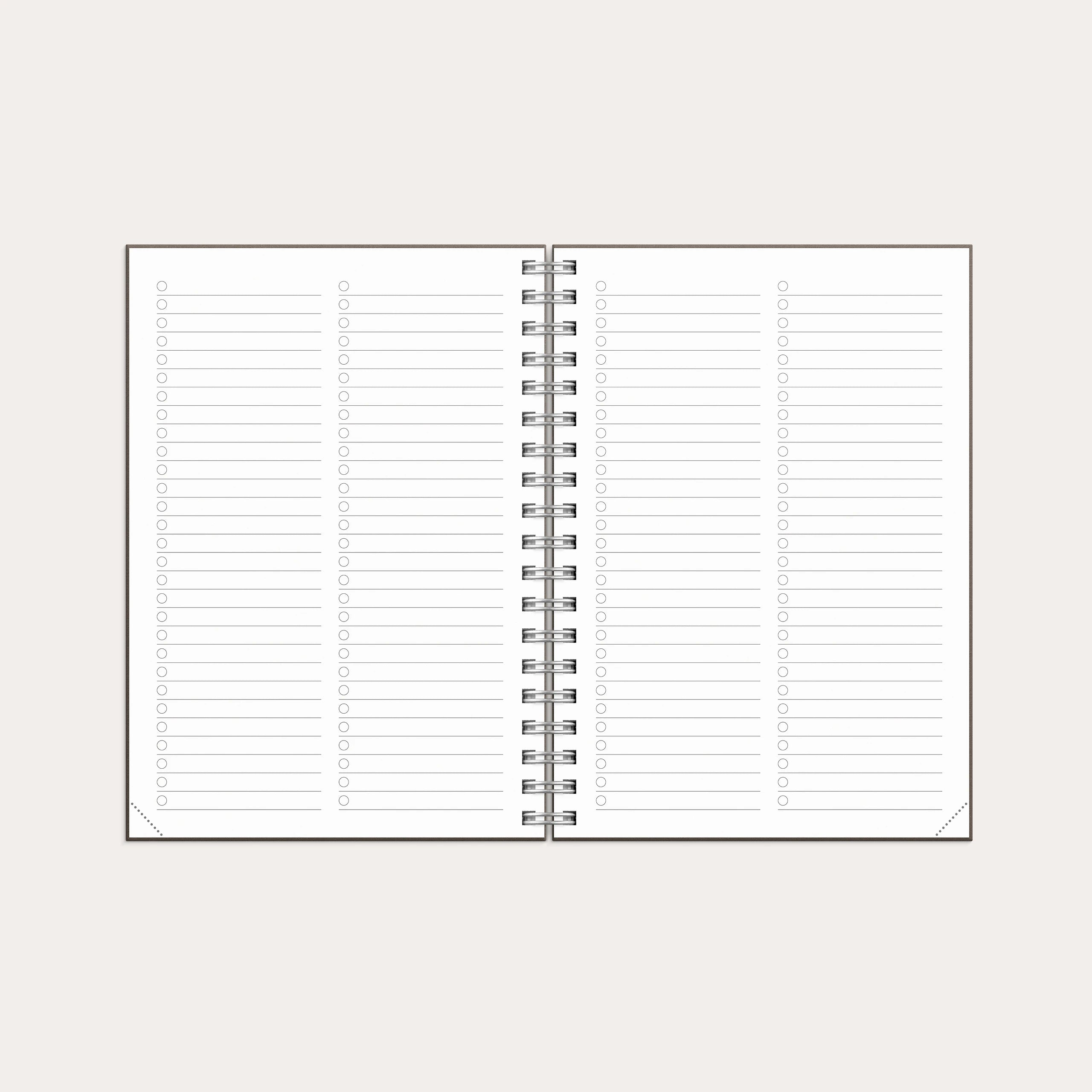 Kalender 2027 Multi A6 Brun