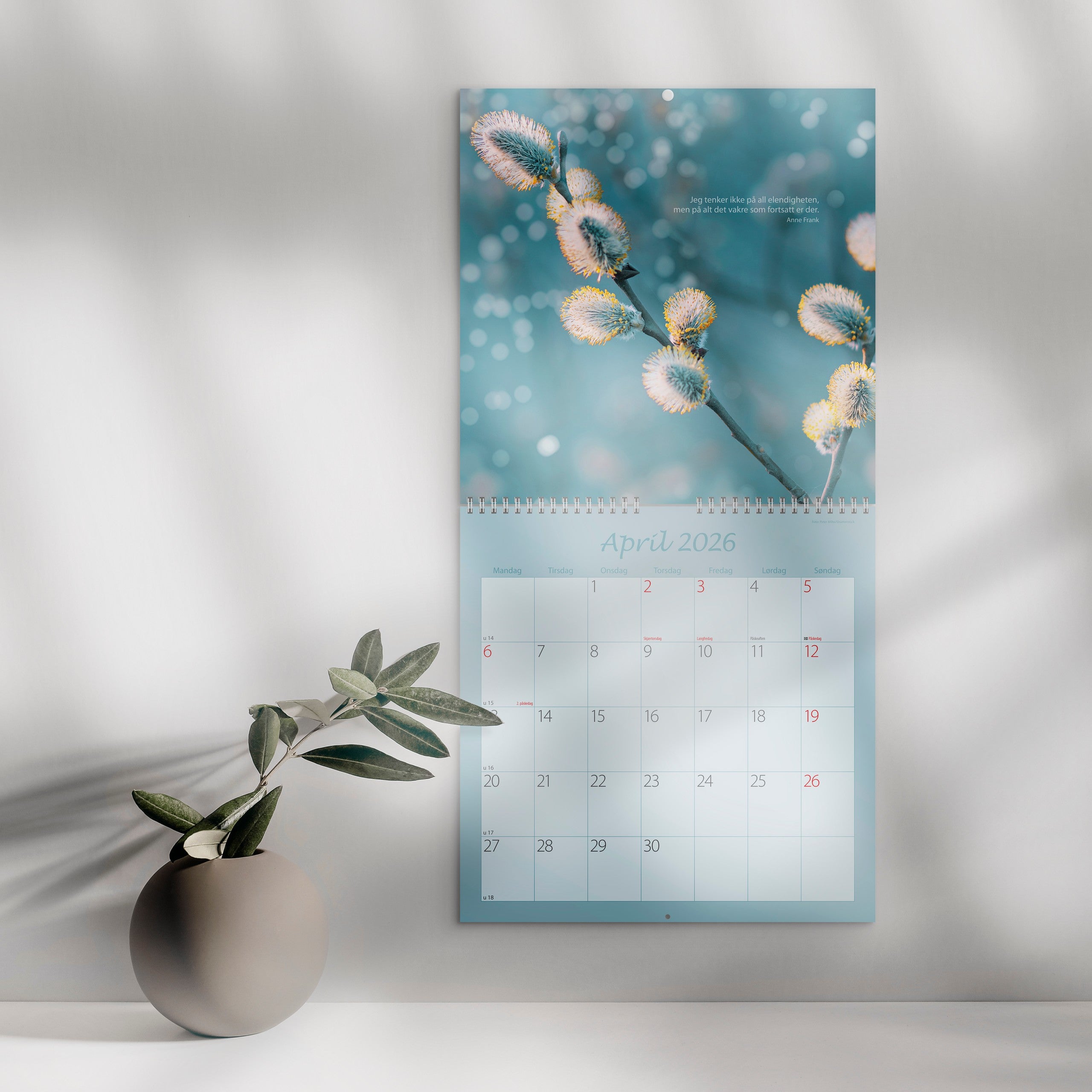 Veggkalender 2026 Carpe Diem