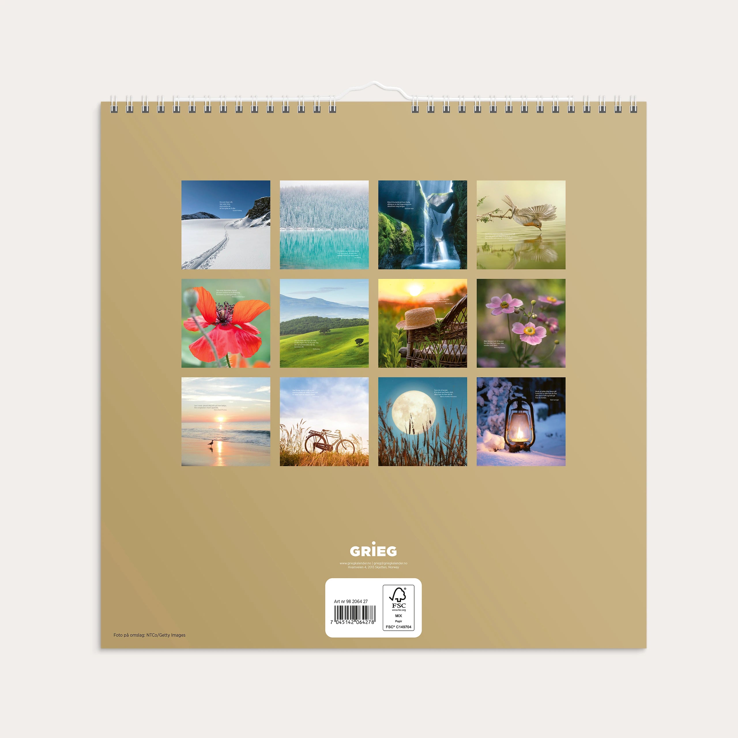 Veggkalender 2027 Carpe Diem