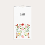Veggkalender 2027 Blomster Mini