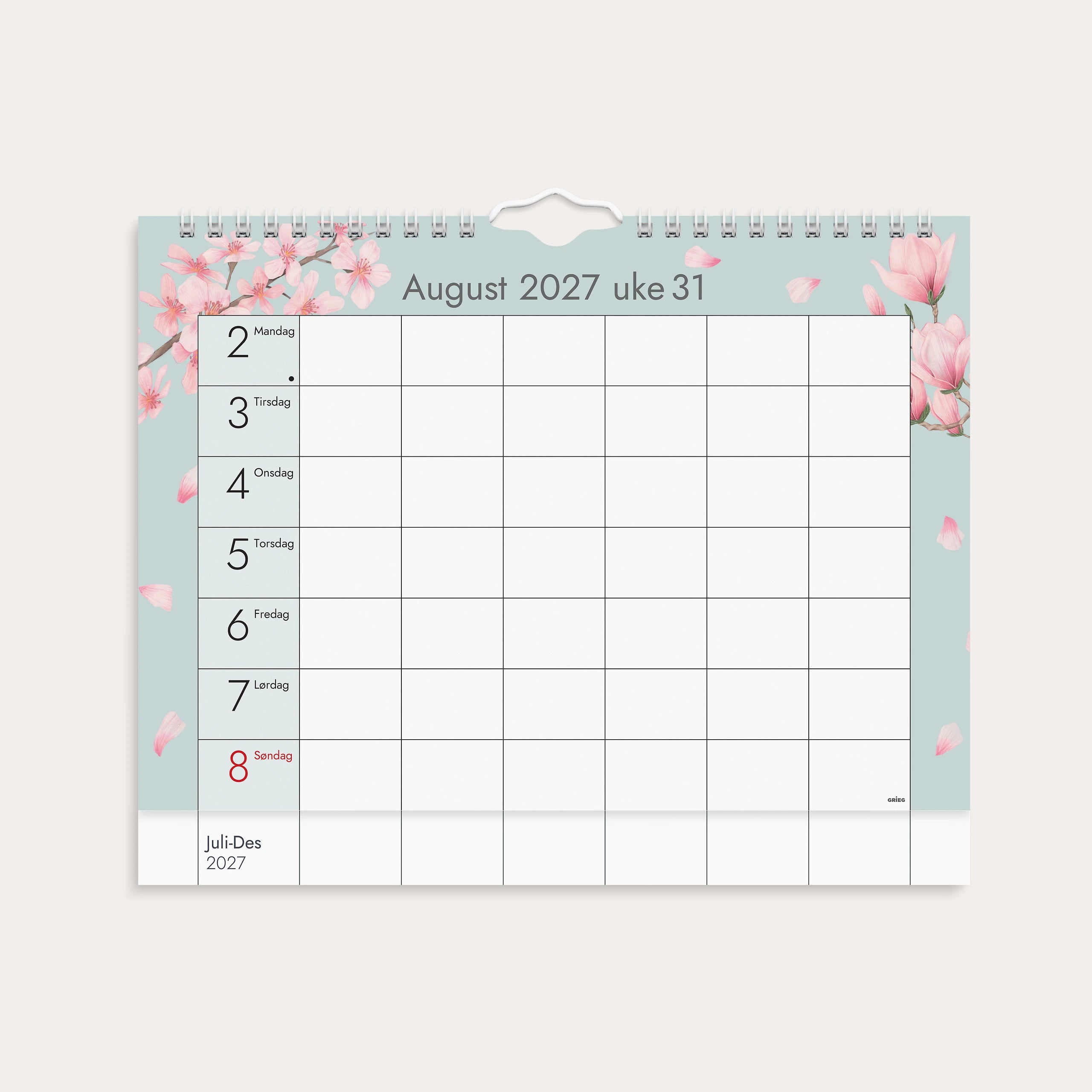 Hjemmets kalender 2027