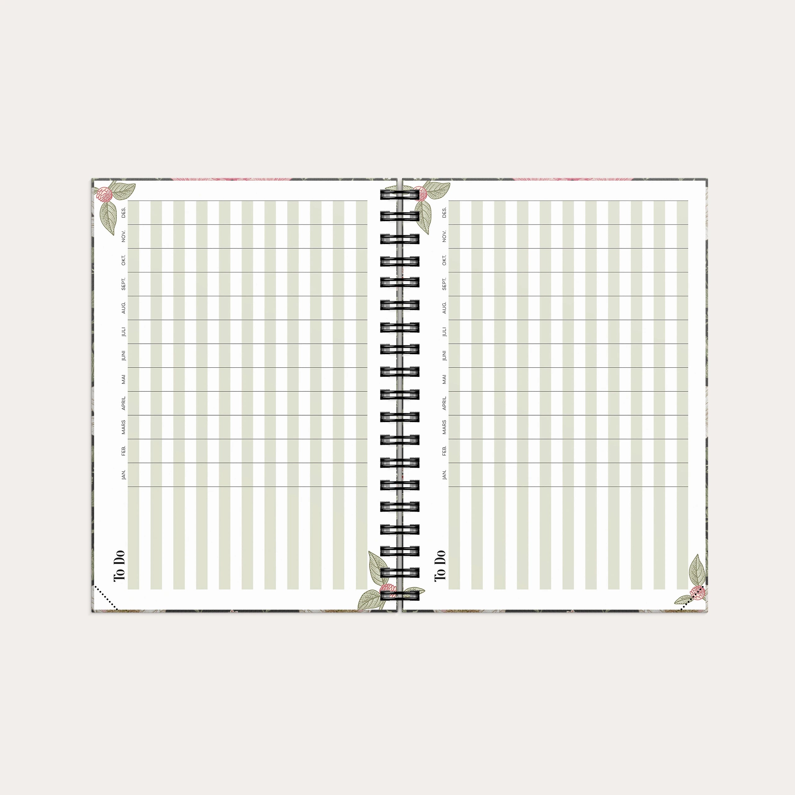 Life Planner Floral A6 2027