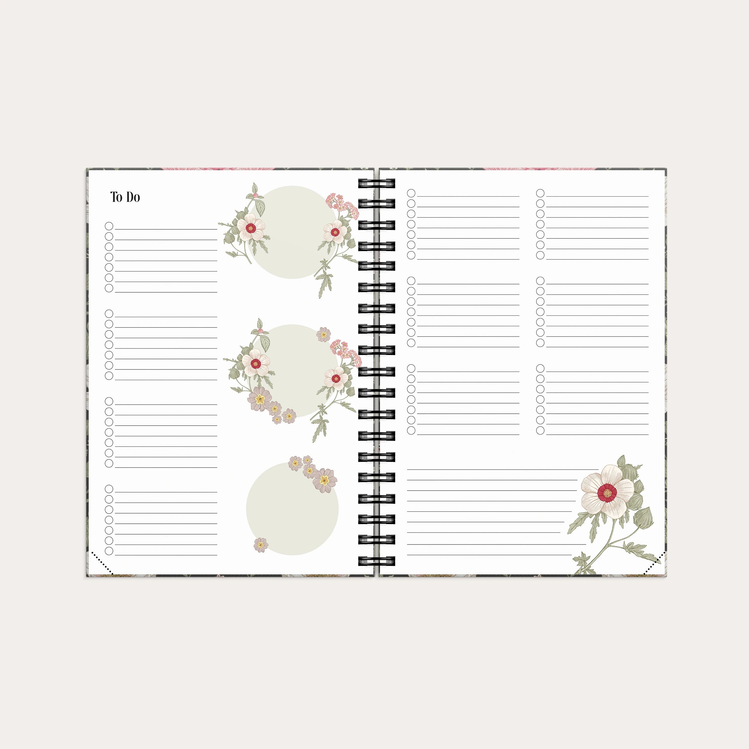 Life Planner Floral A6 2027