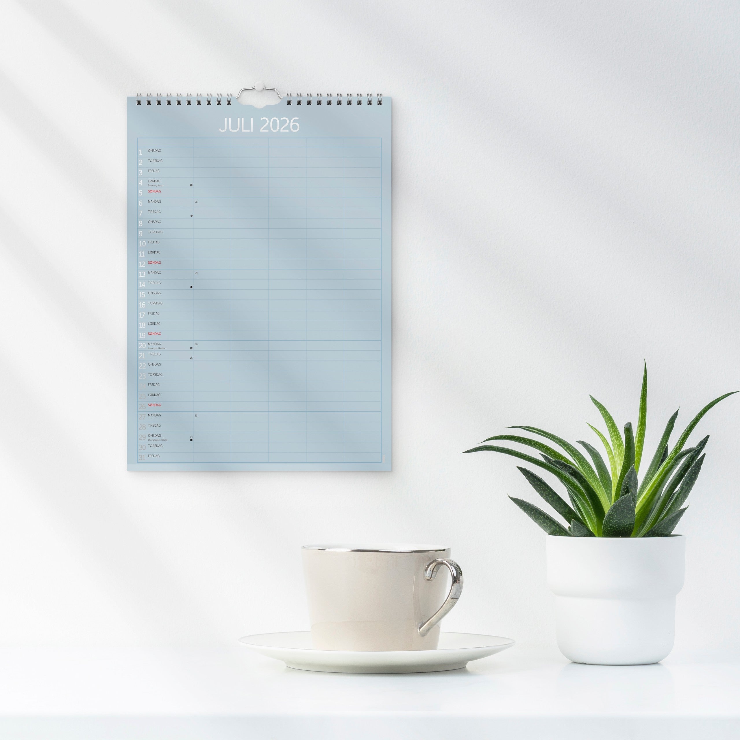 Familiekalender 2026 A4 Color