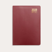Kalender Mini 2026 burgunder