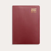Kalender Mini 2027 burgunder