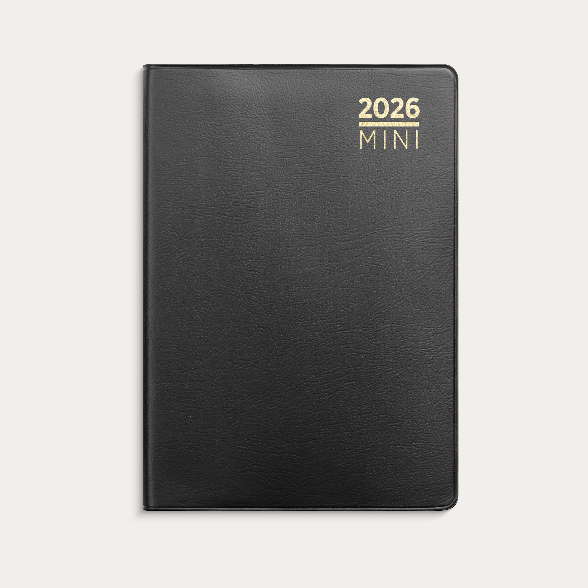 Kalender Mini 2026 sort plast