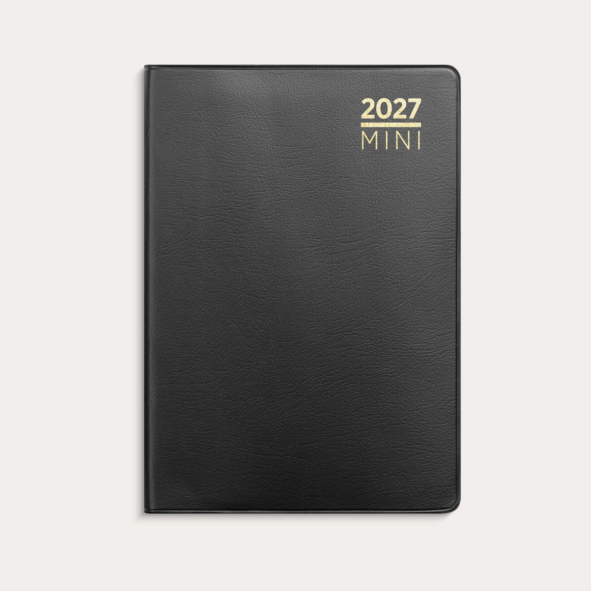 Kalender Mini 2027 sort plast