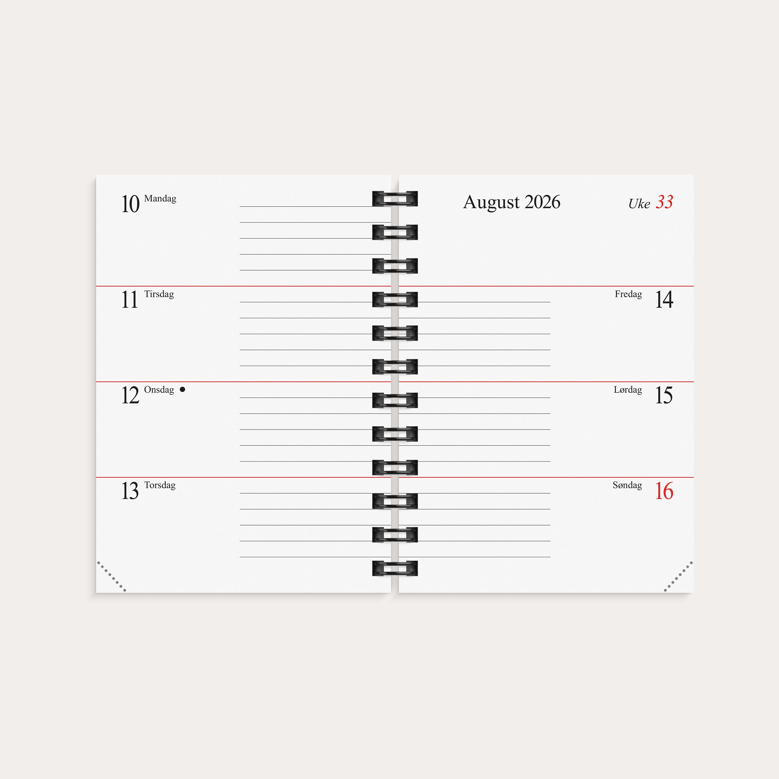 Kalender Mini 2026 refill