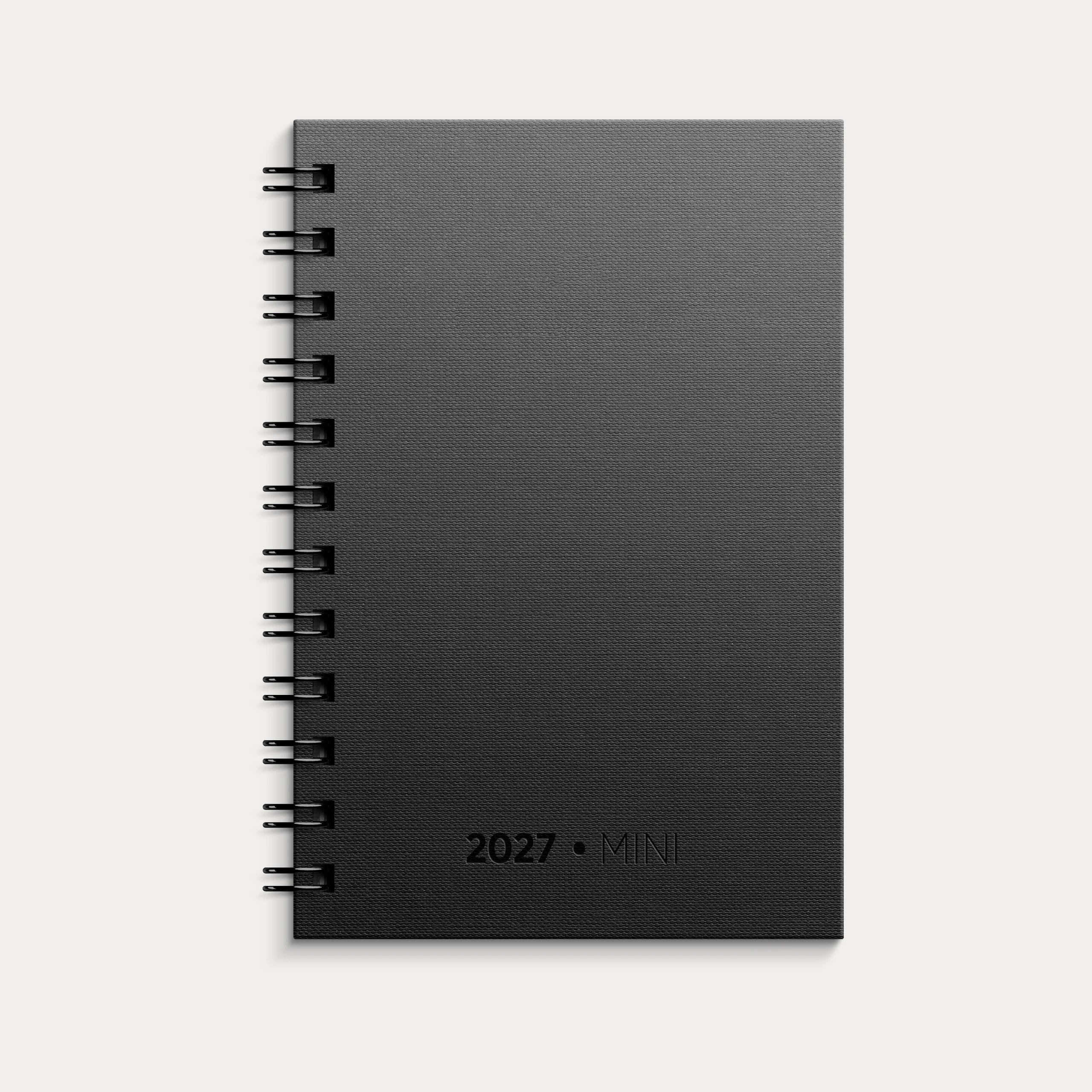 Kalender Mini 2027 sort kartong
