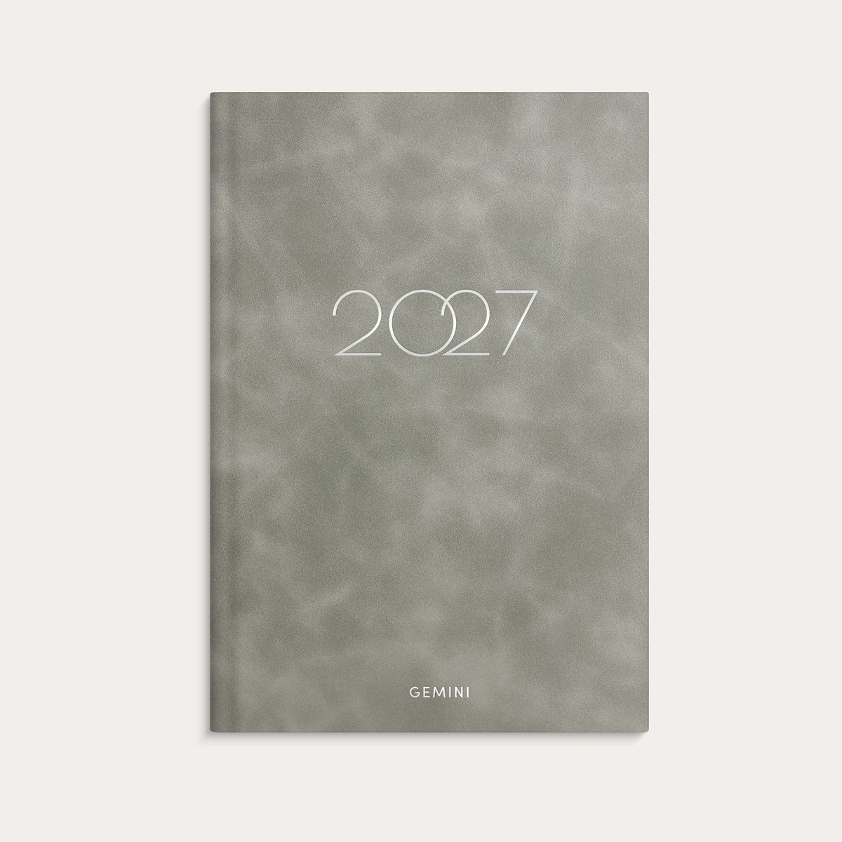 Kalender Gemini 2027 Colore Grå