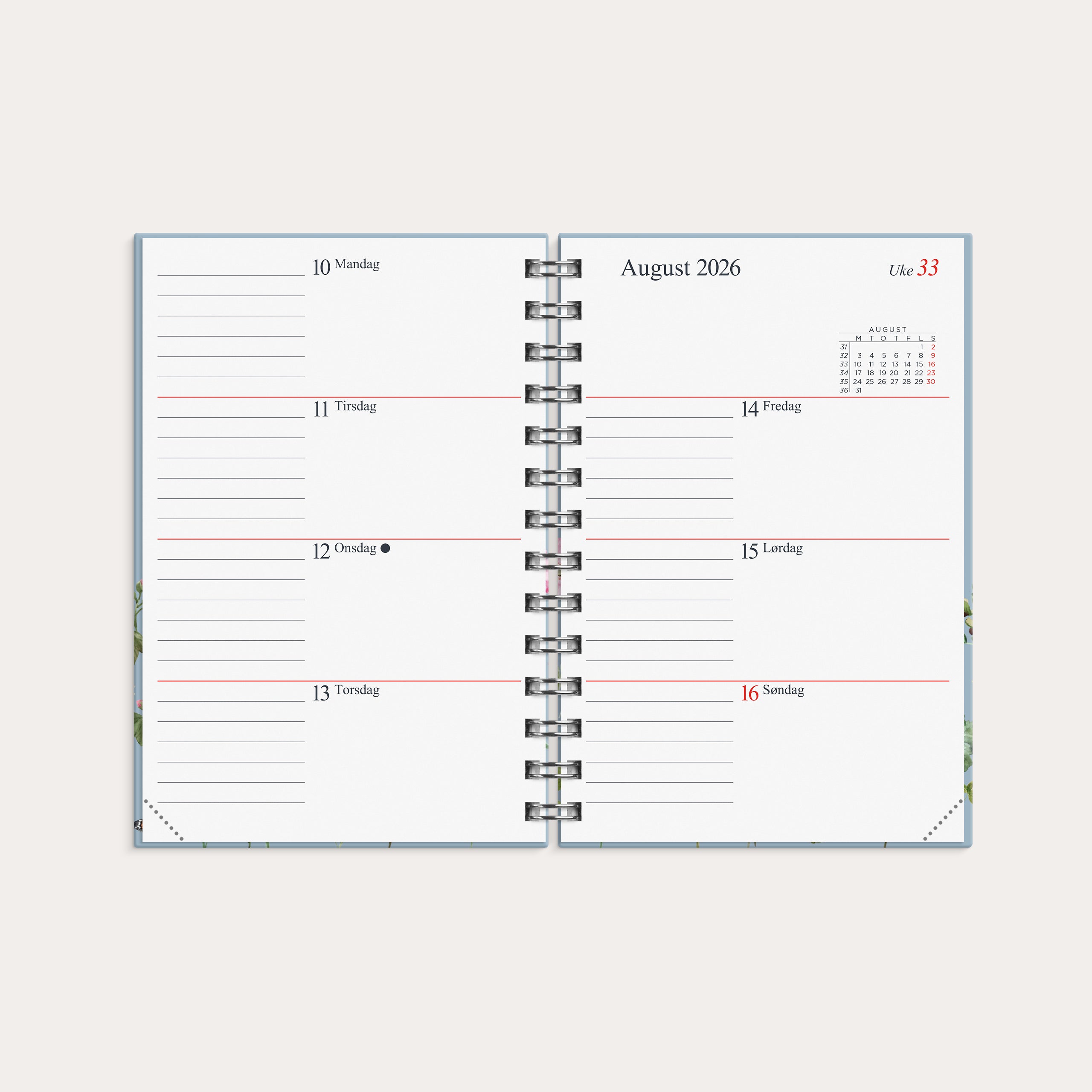Kalender Gemini 2026 blomst