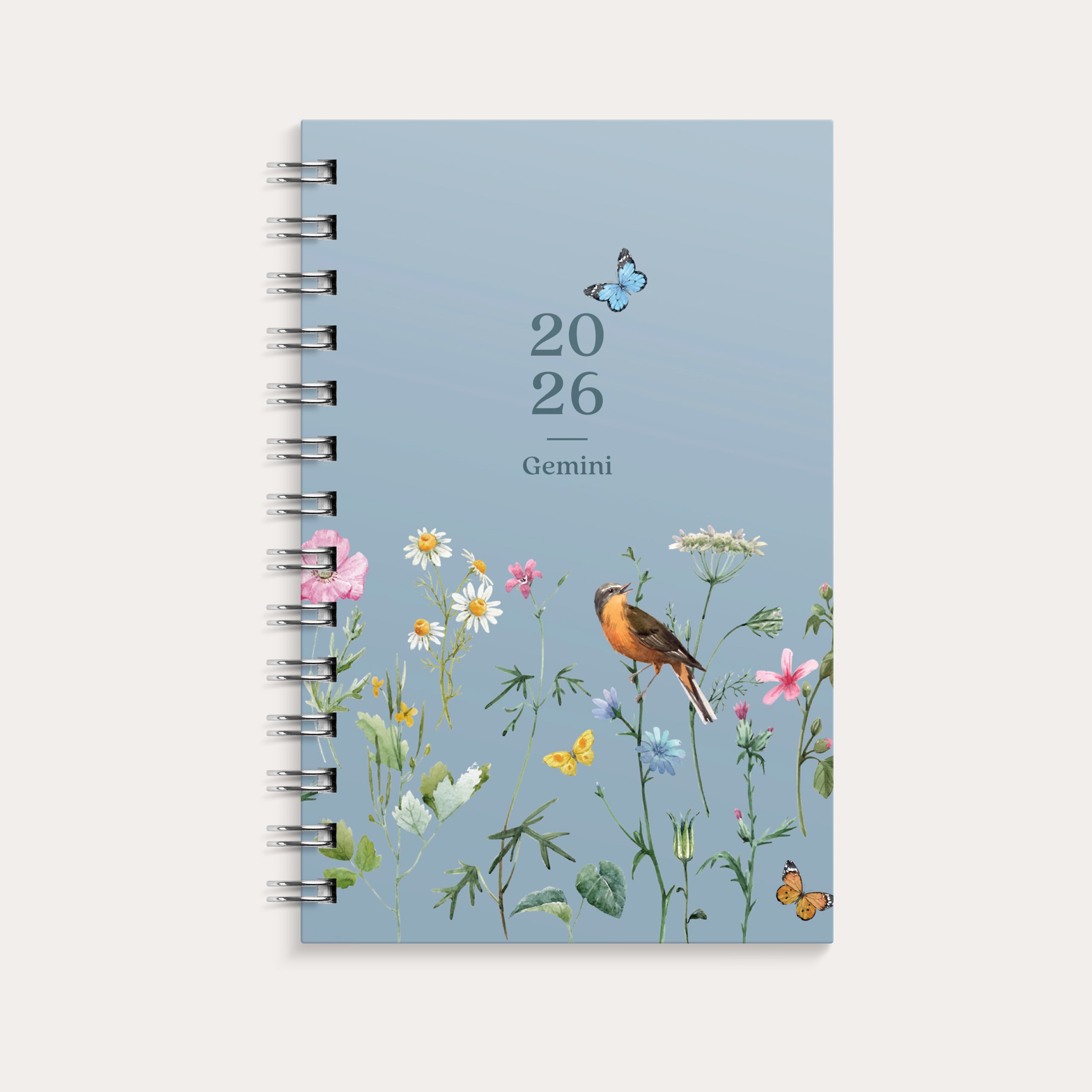 Kalender Gemini 2026 blomst