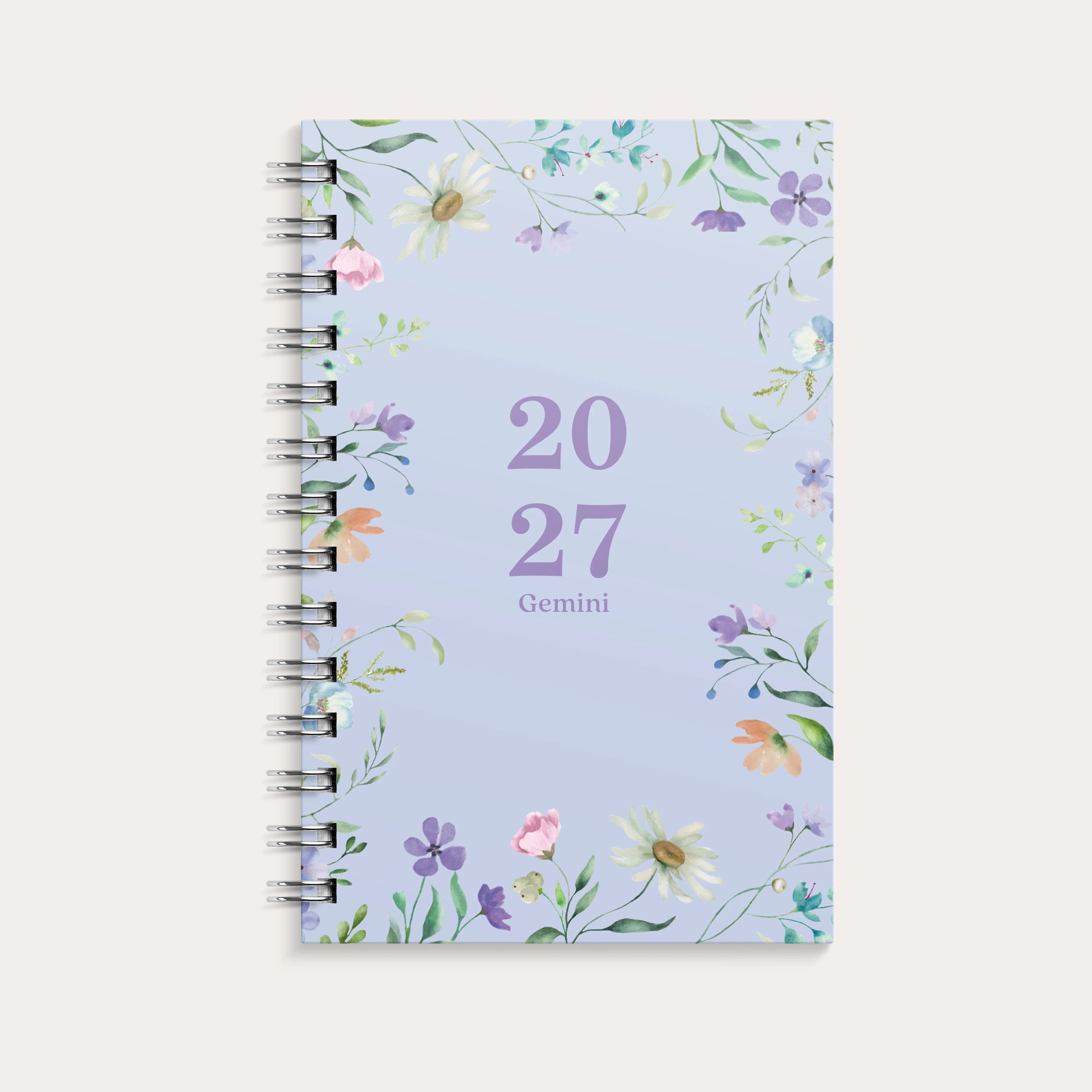 Kalender Gemini 2027 blomst