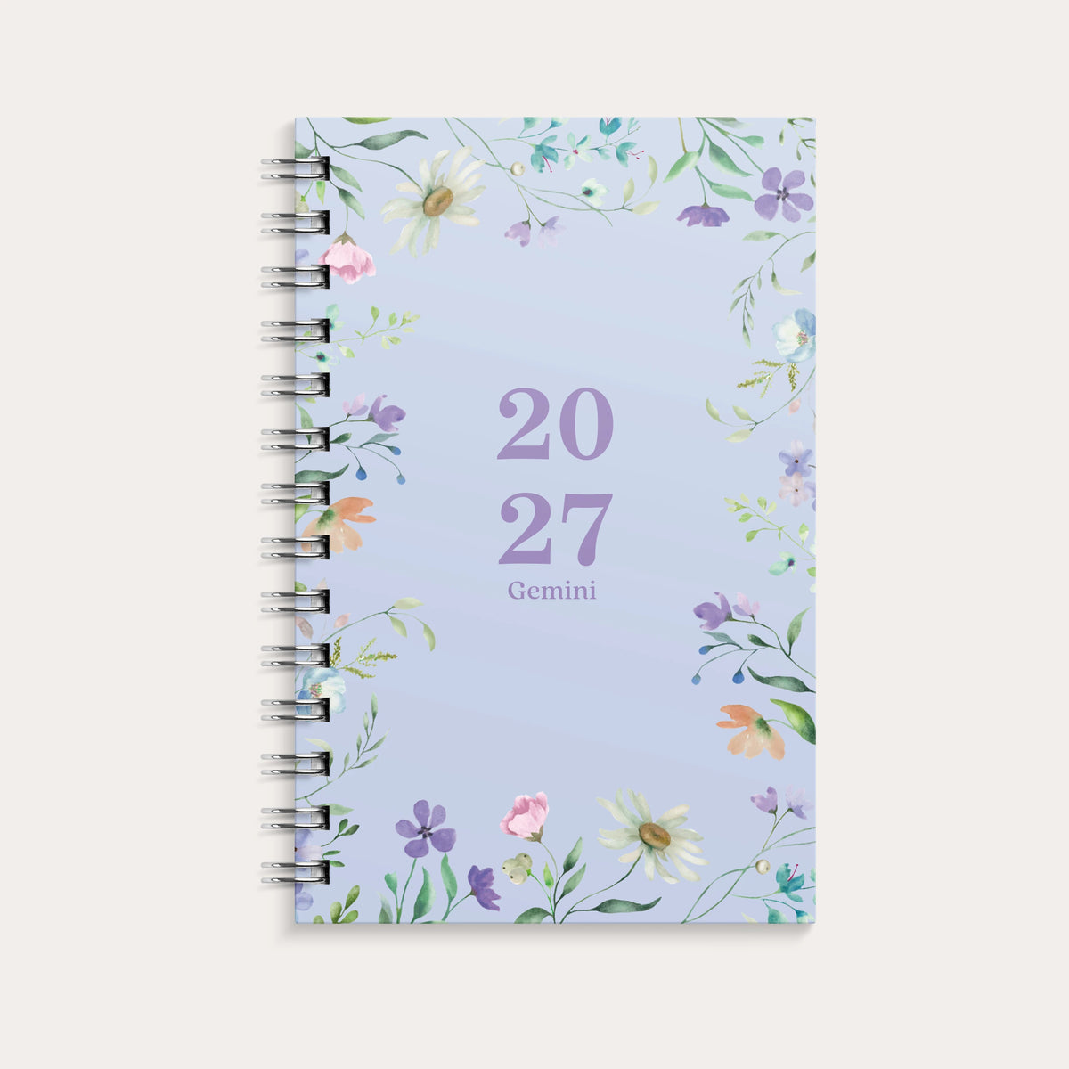 Kalender Gemini 2027 blomst