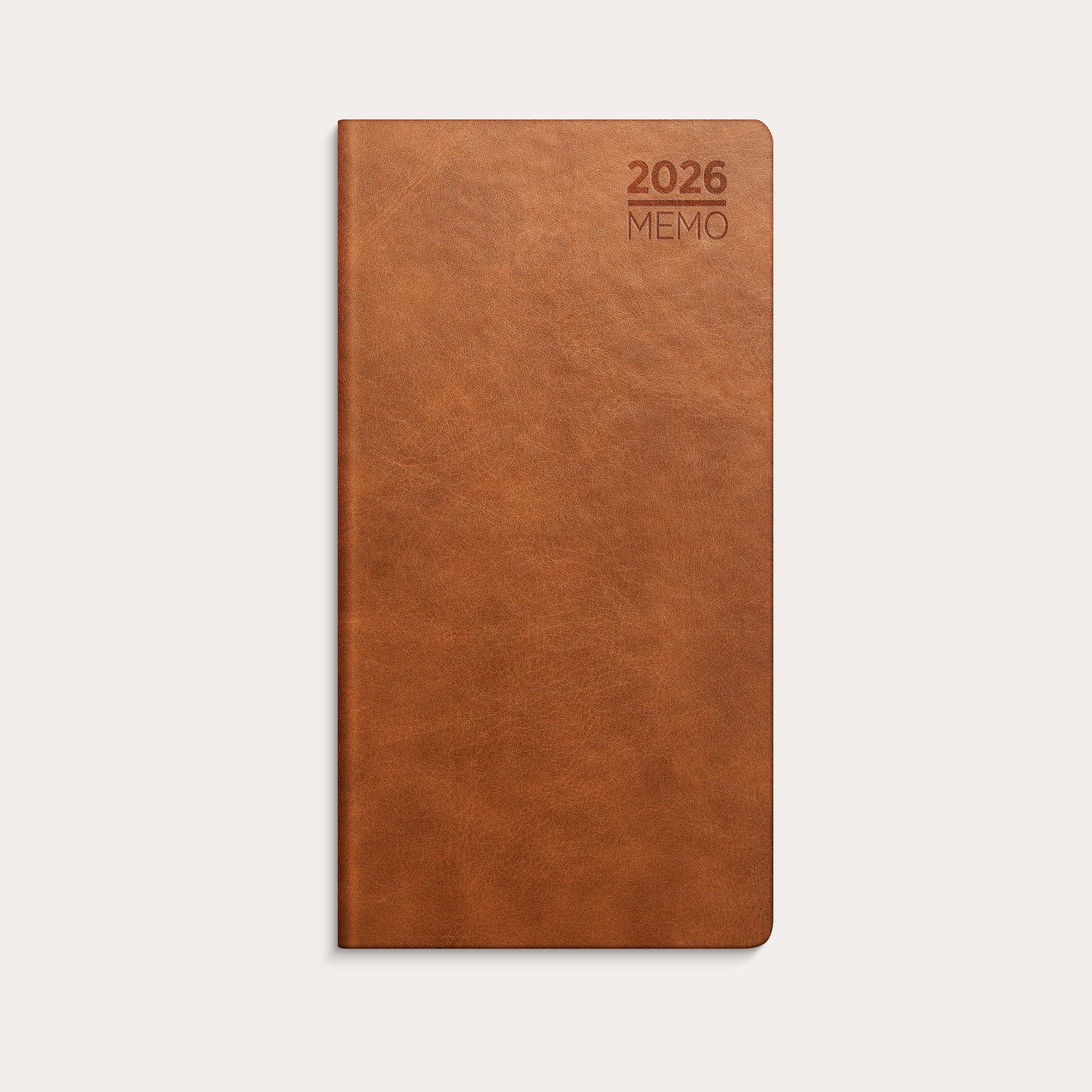 Kalender Memo 2026 cognac