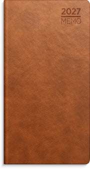 Kalender Memo 2027 brun