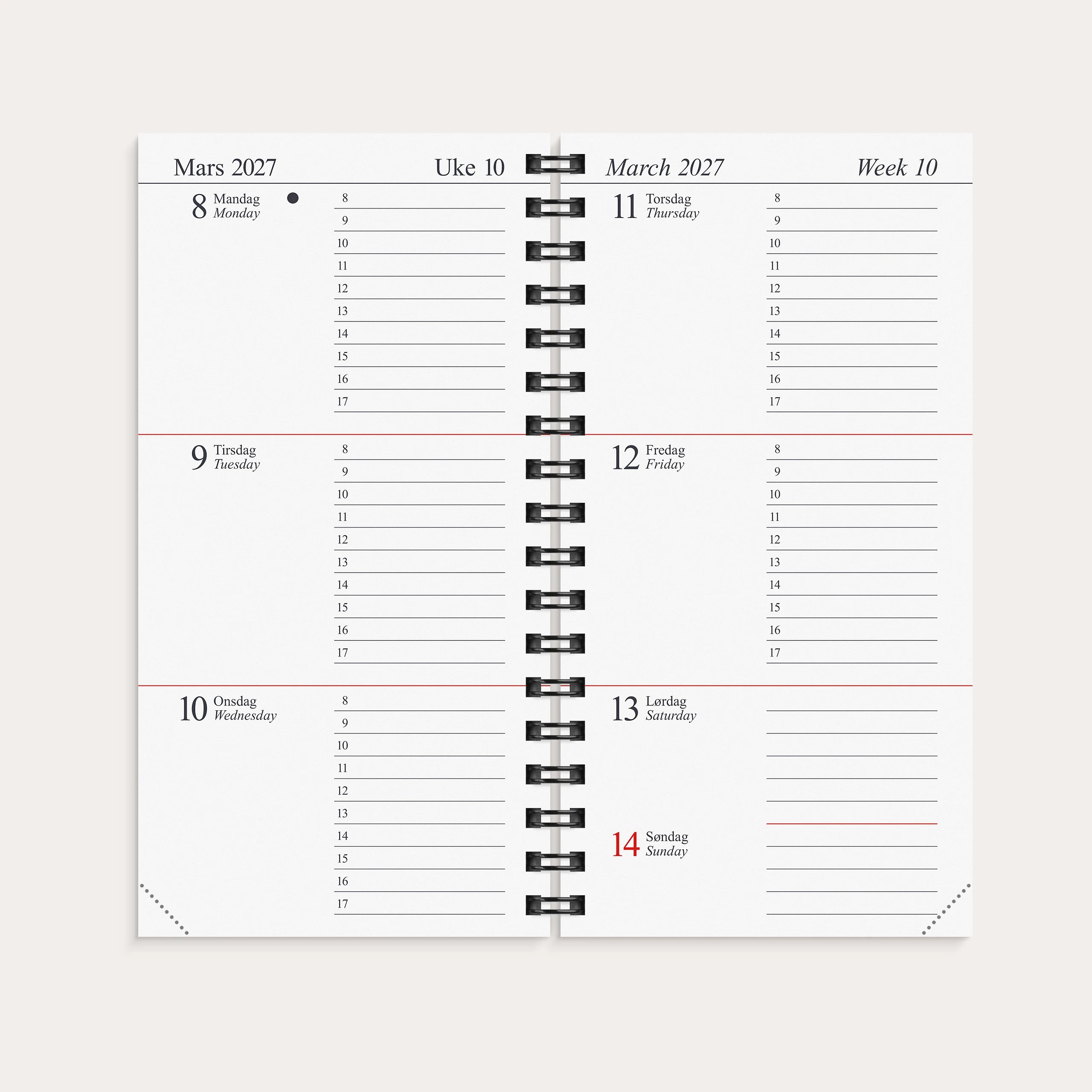 Kalender Memo 2027 refill