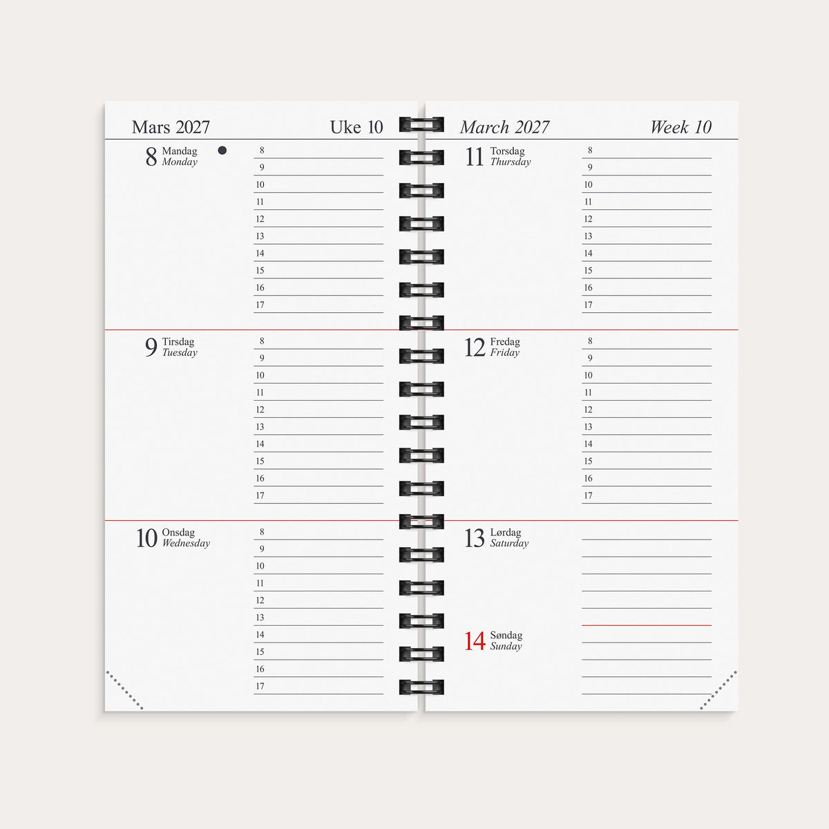 Kalender Memo 2027 refill