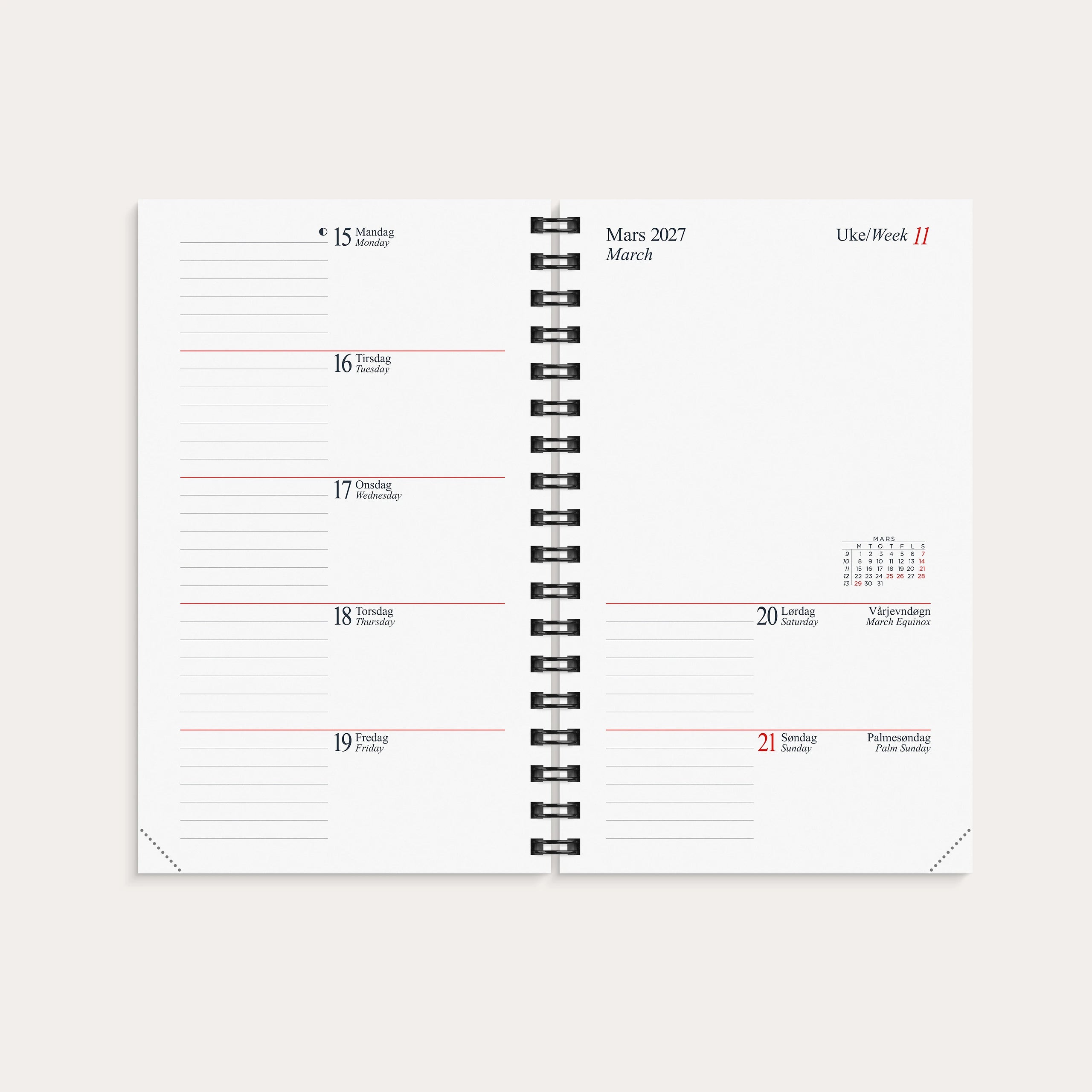 Kalender Maxi 2027 refill