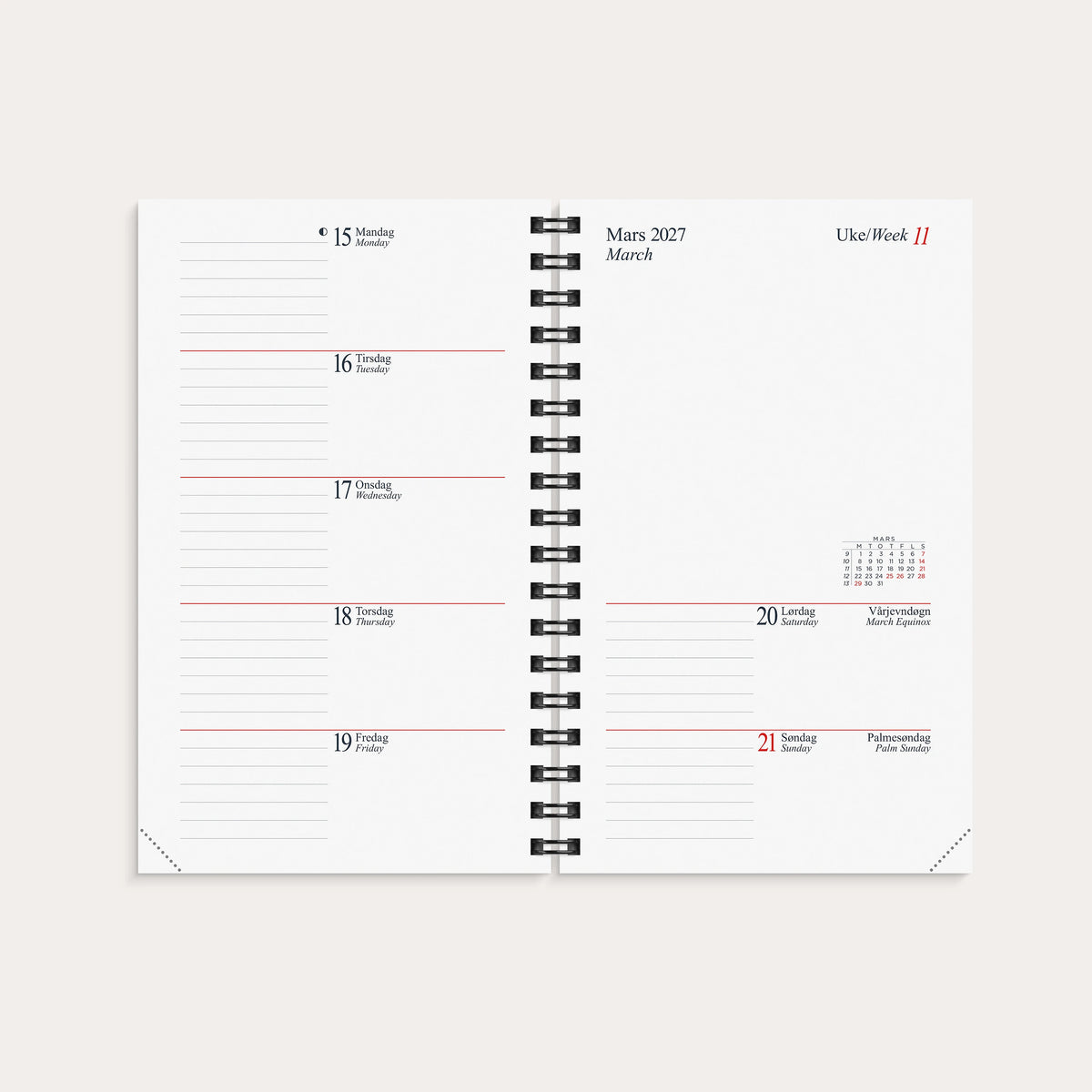 Kalender Maxi 2027 refill
