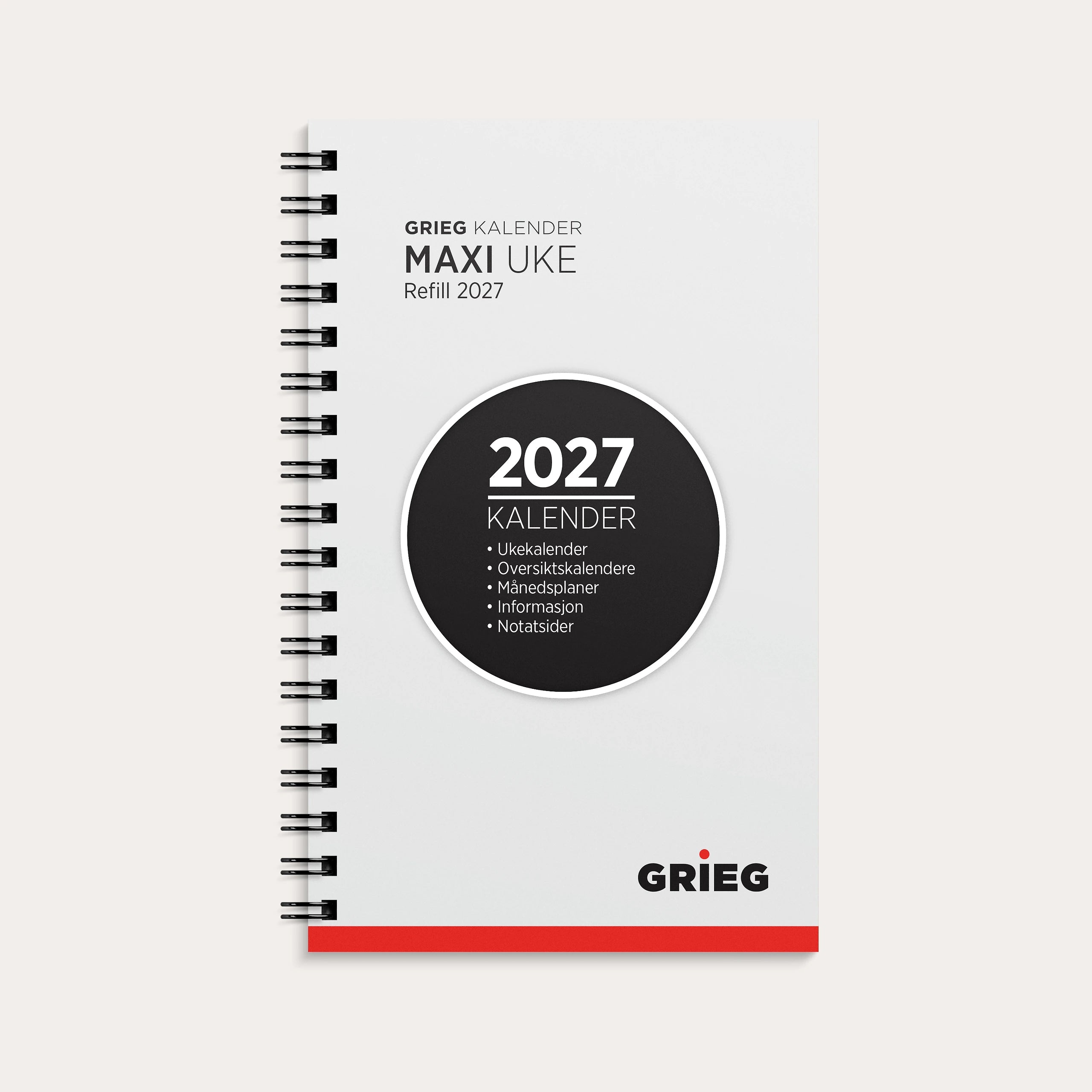 Kalender Maxi 2027 refill