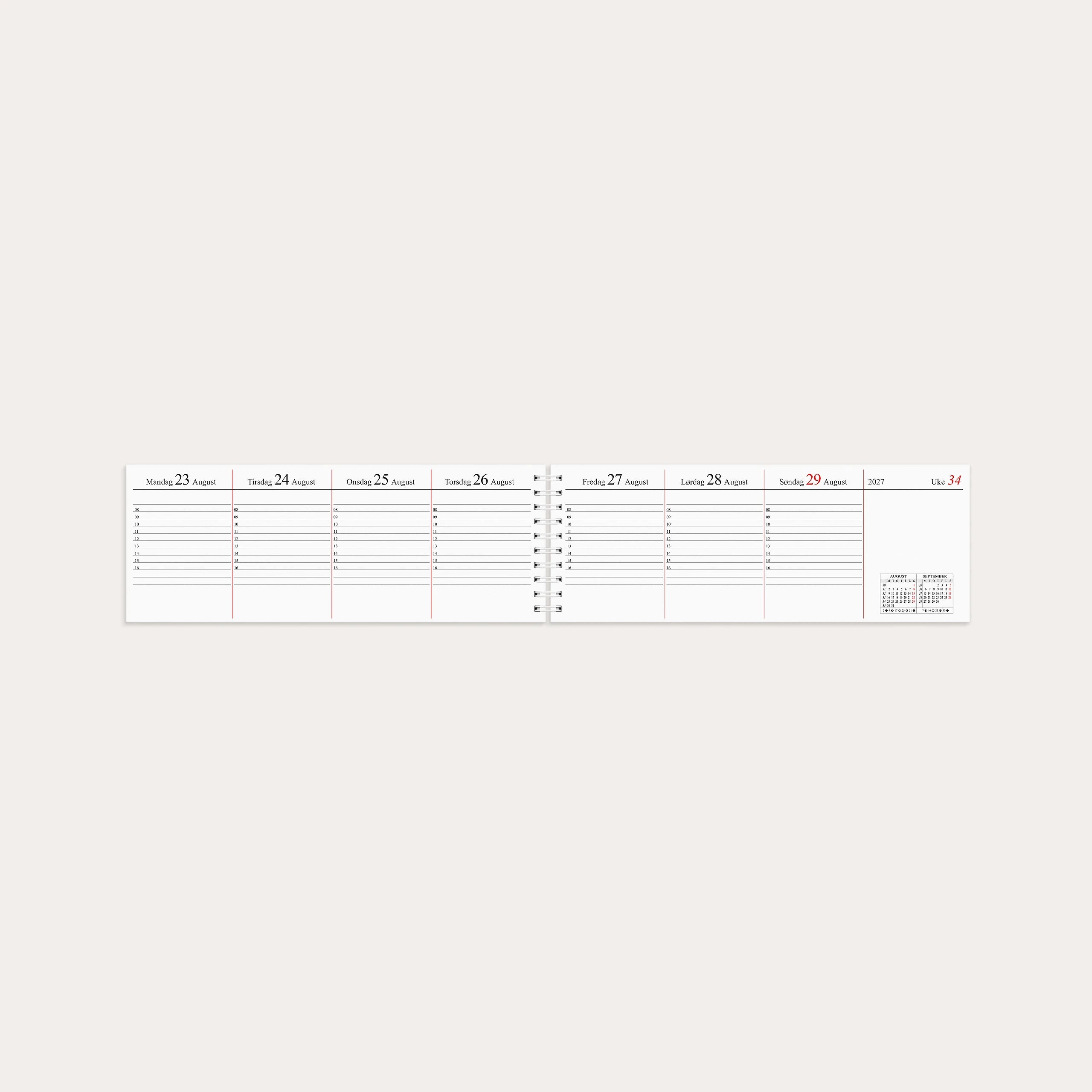 Plankalender 2027