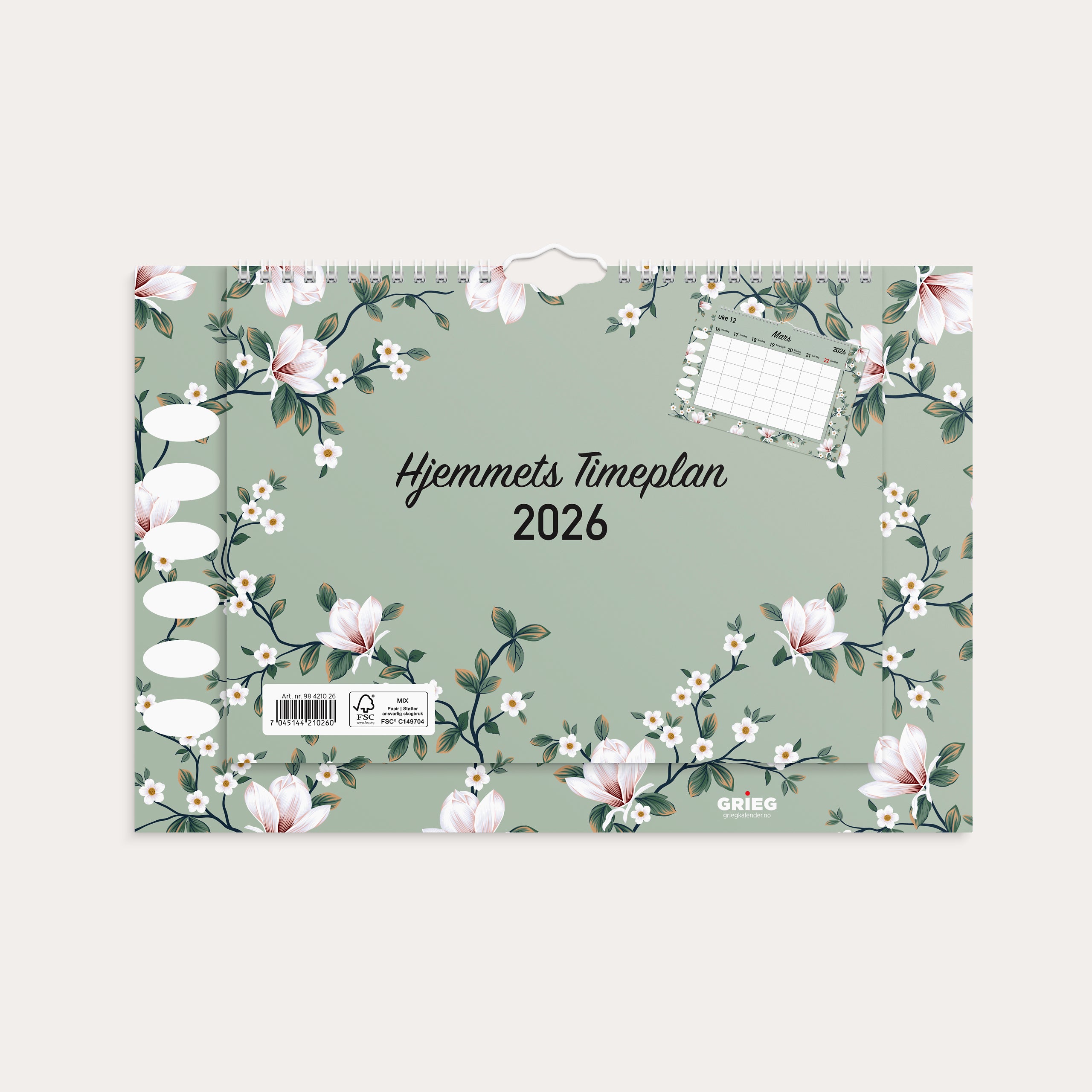 Hjemmets Timeplan 2026