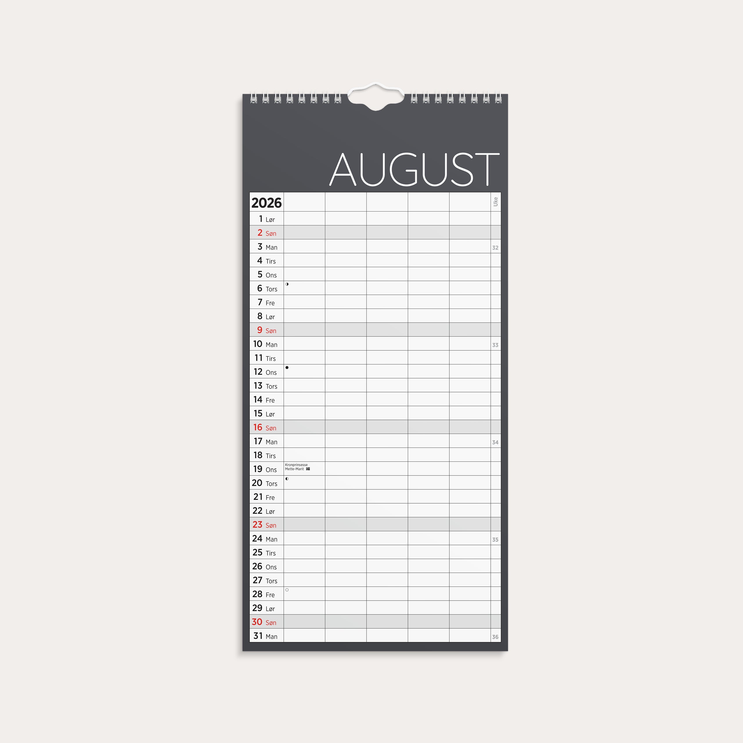 Familiens Månedsplan 2026