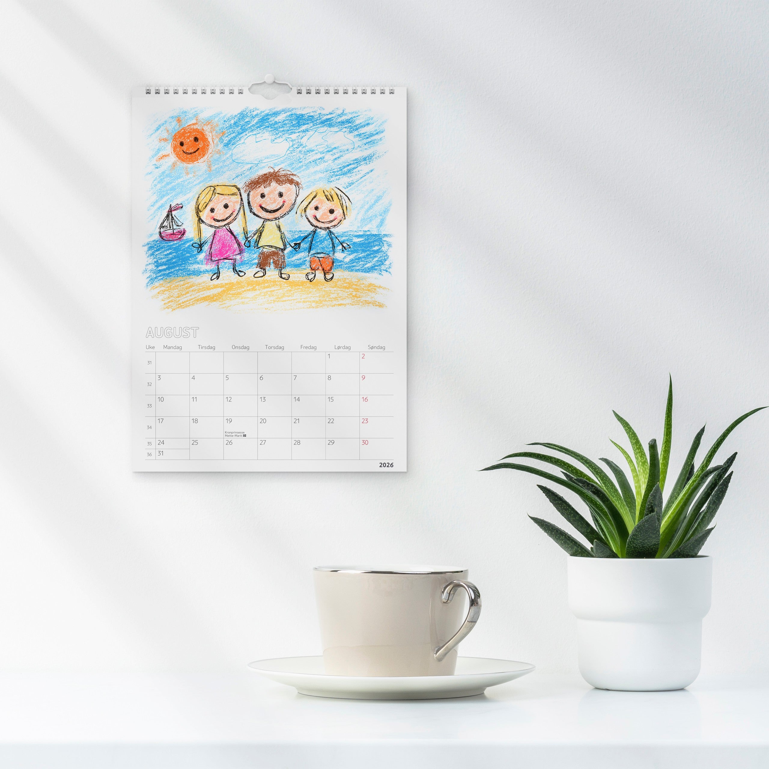 Tegne-/Fotokalender 2026