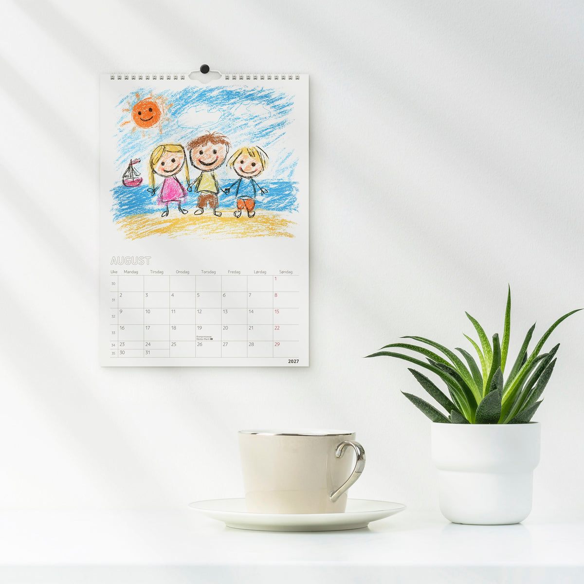 Tegne-/Fotokalender 2027