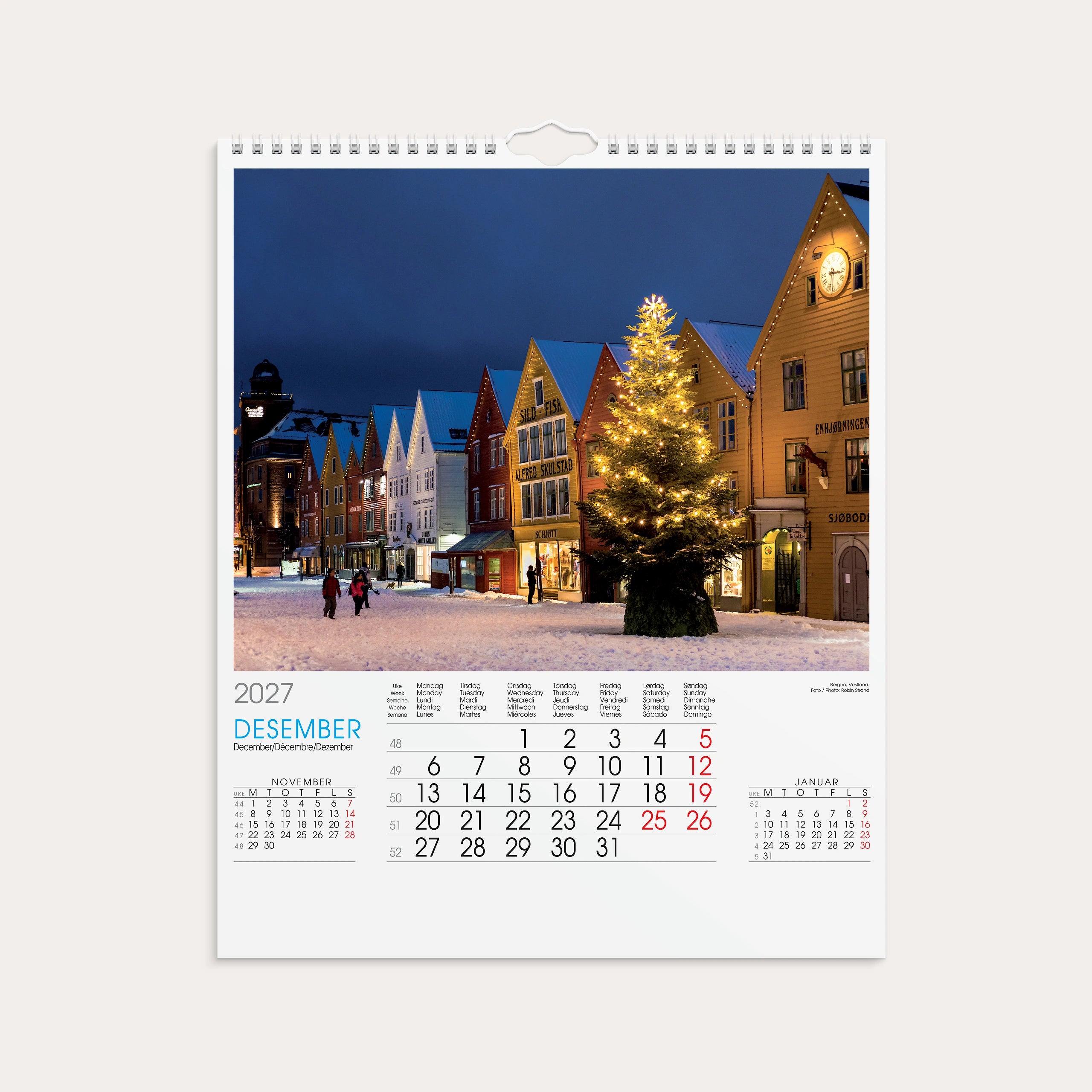 Billedkalender Norge 2027