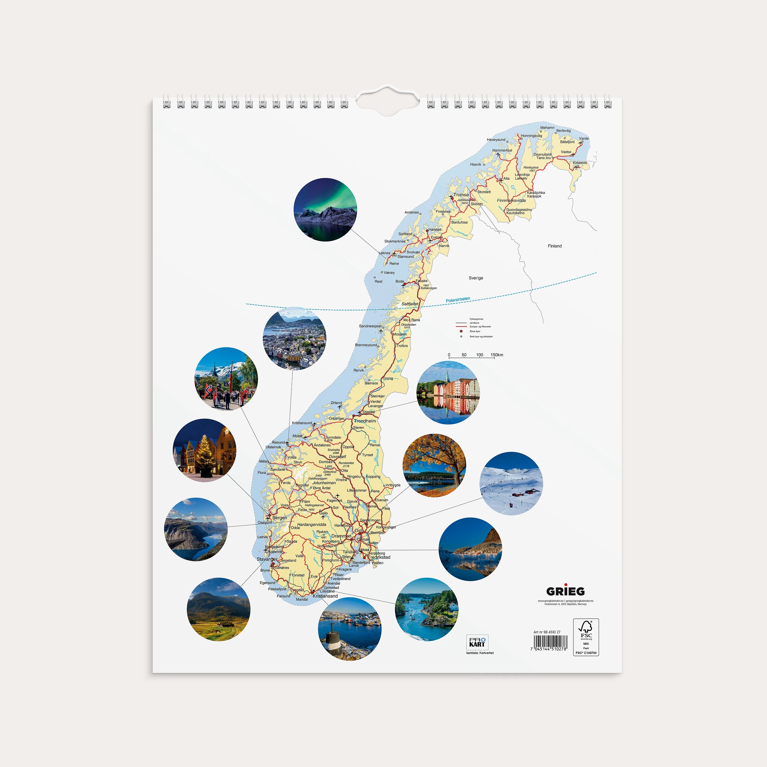 Billedkalender Norge 2027