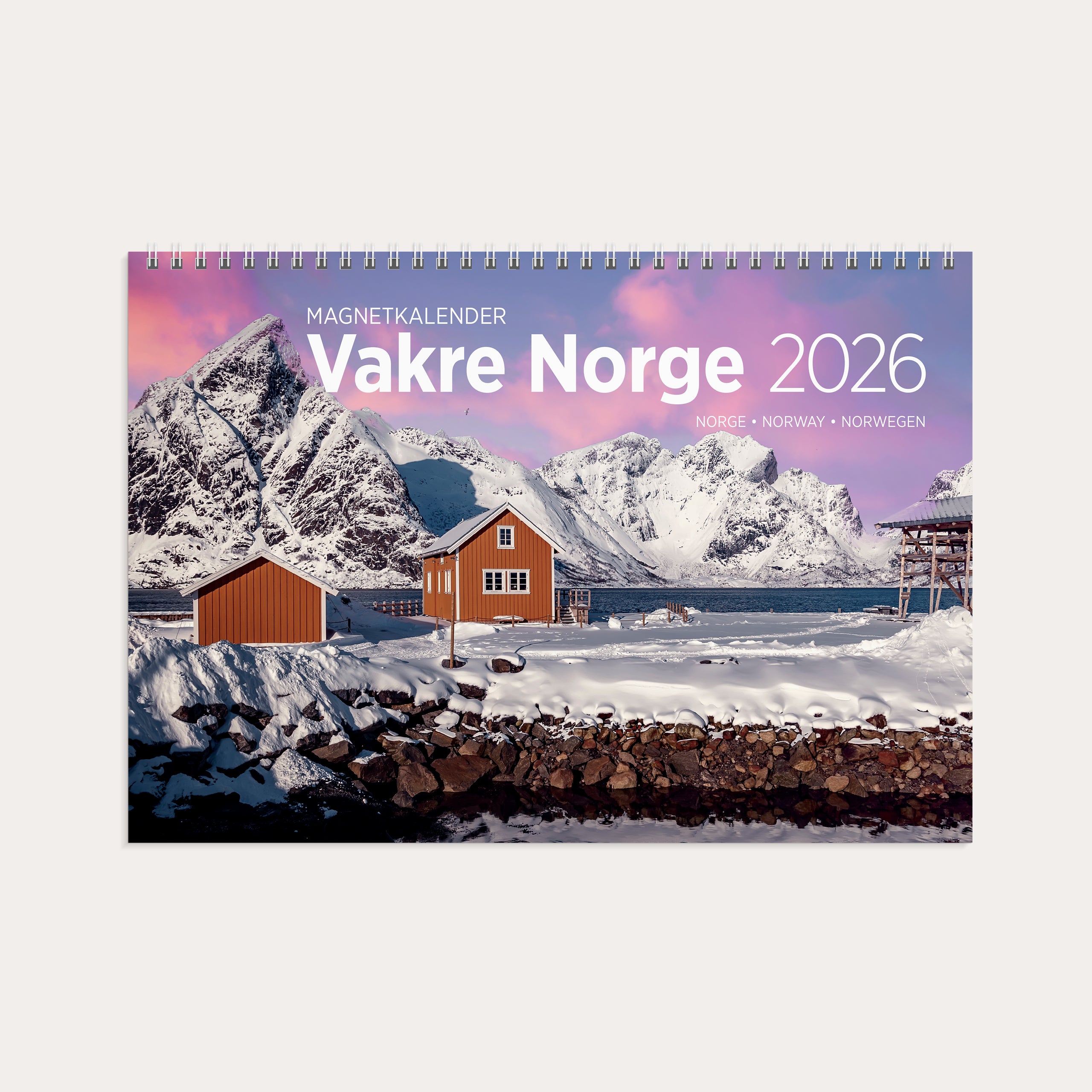 Magnetkalender Vakre Norge 2026
