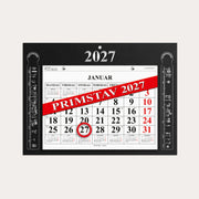 Magnetkalender Primstav 2027 sort