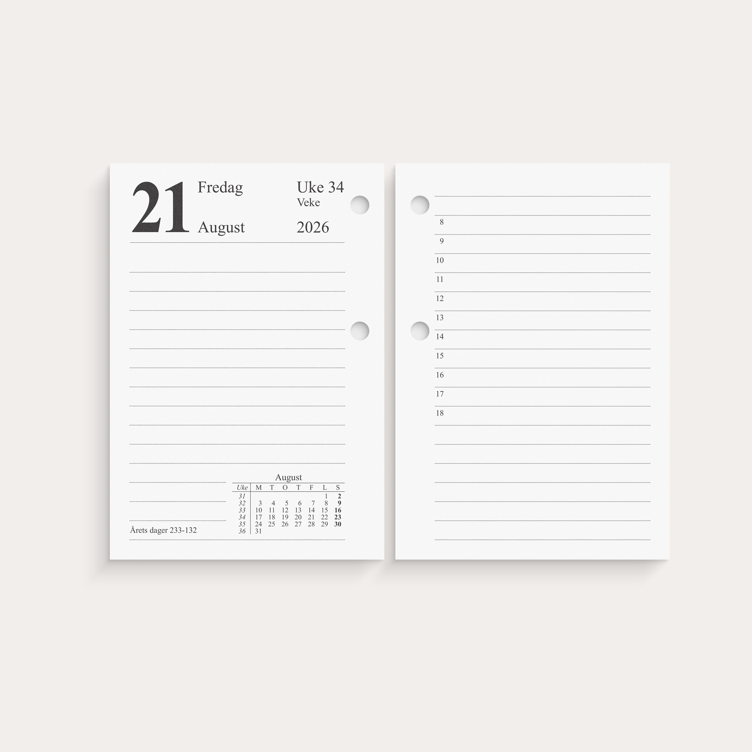 Norsk Bordkalender 2026