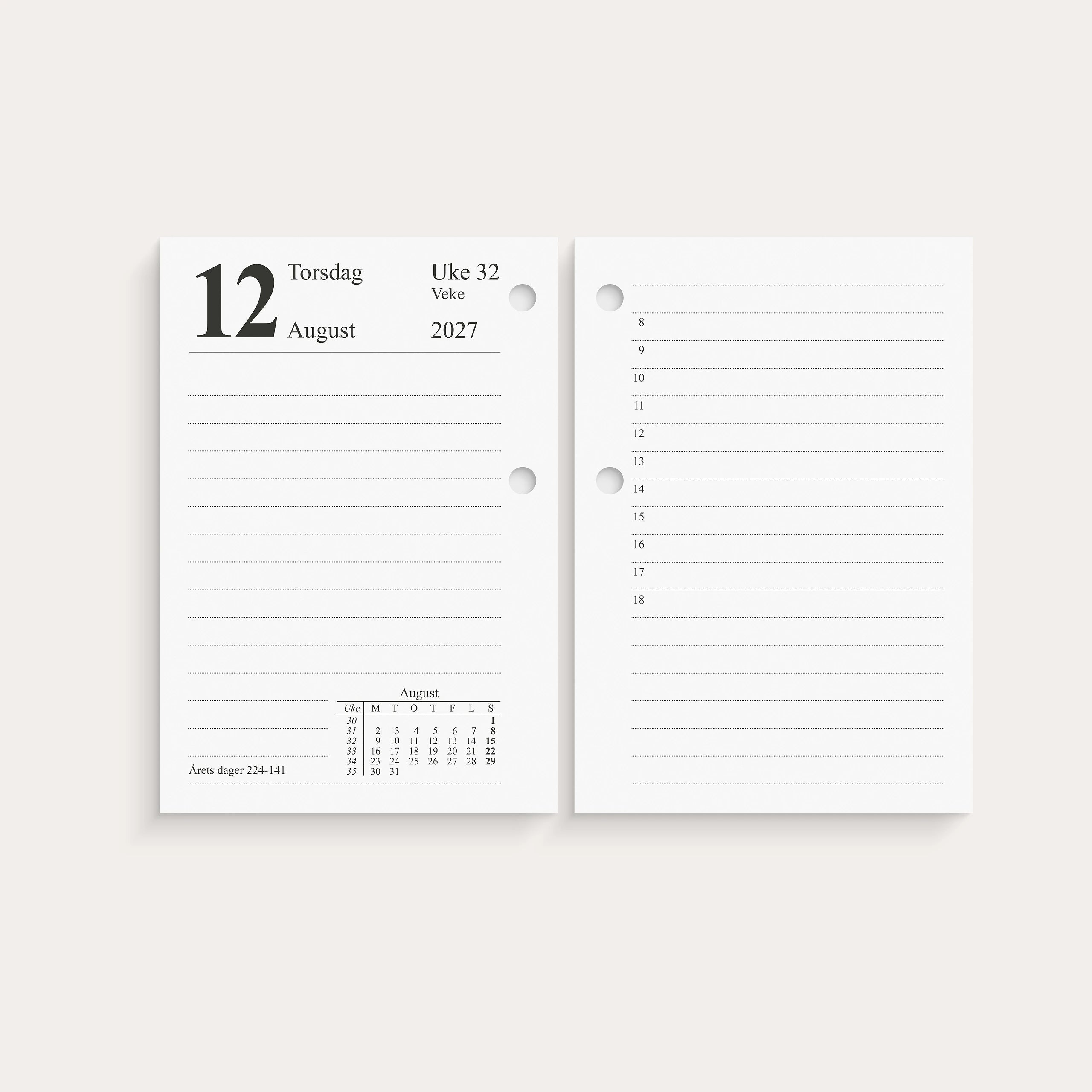 Norsk Bordkalender 2027