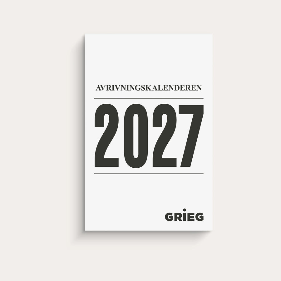 Avrivningskalender 2027 Medium