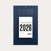 Avrivningskalender 2026 Medium med bakplate