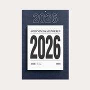 Avrivningskalender 2026 Stor med bakplate