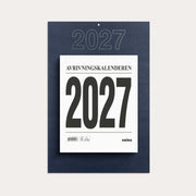 Avrivningskalender 2027 Stor med bakplate