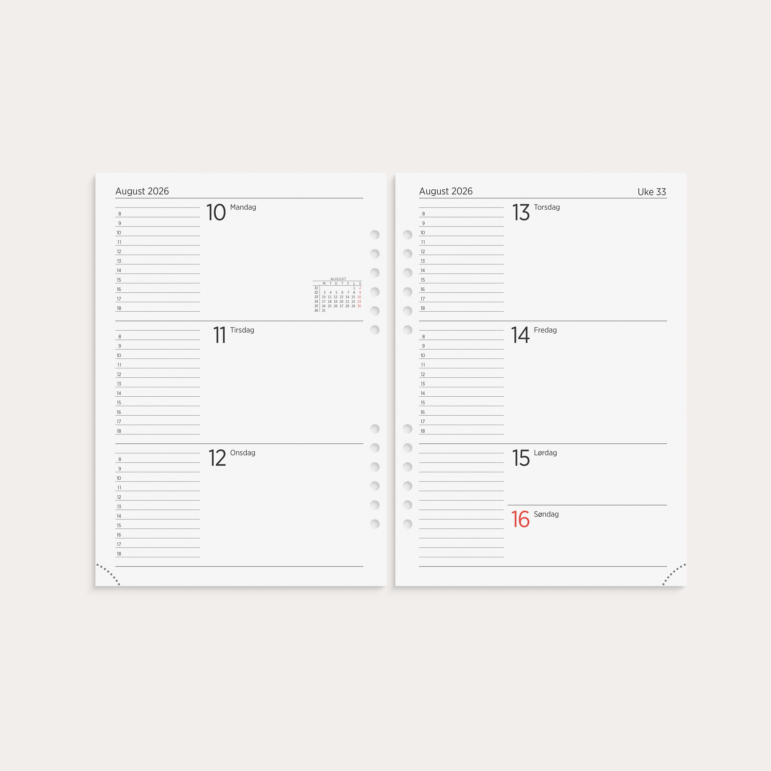 Årspakke 2026 A5 Uke