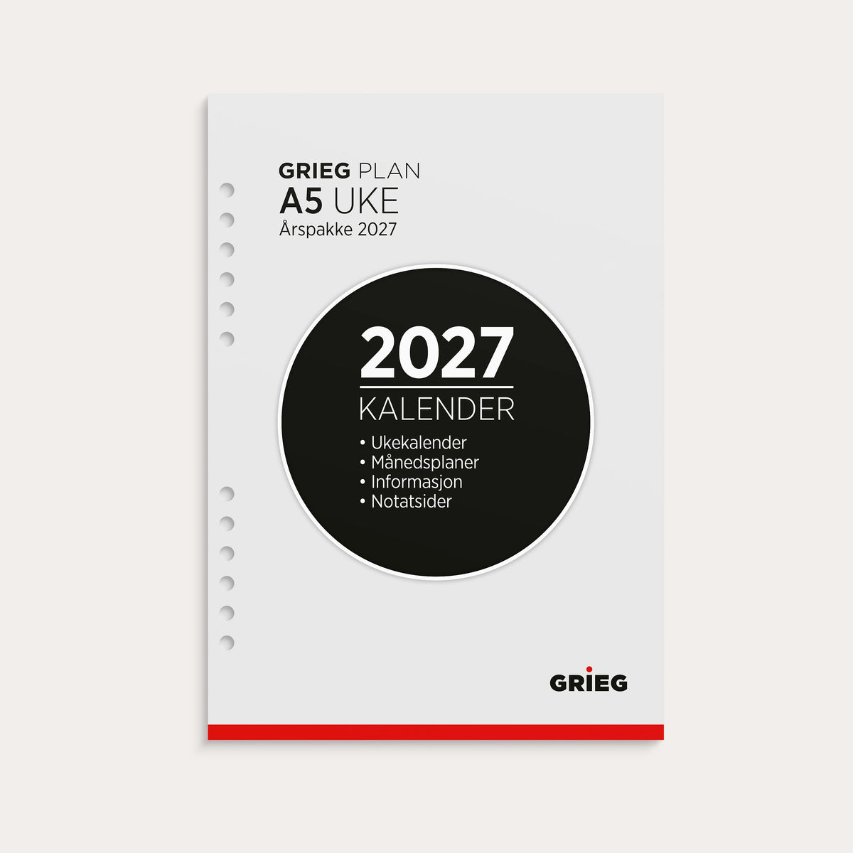 Årspakke 2027 A5 Uke