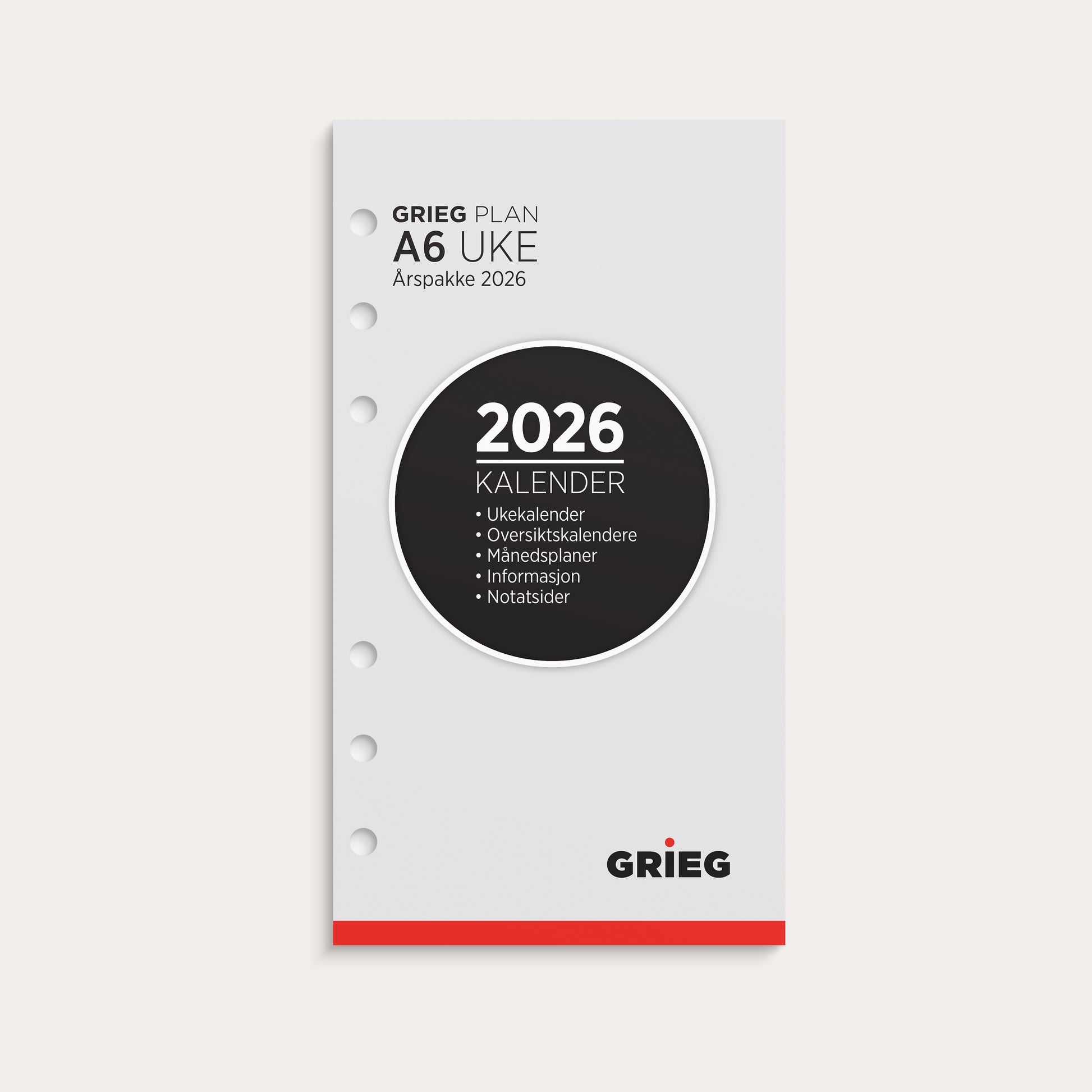 Årspakke 2026 A6 Uke