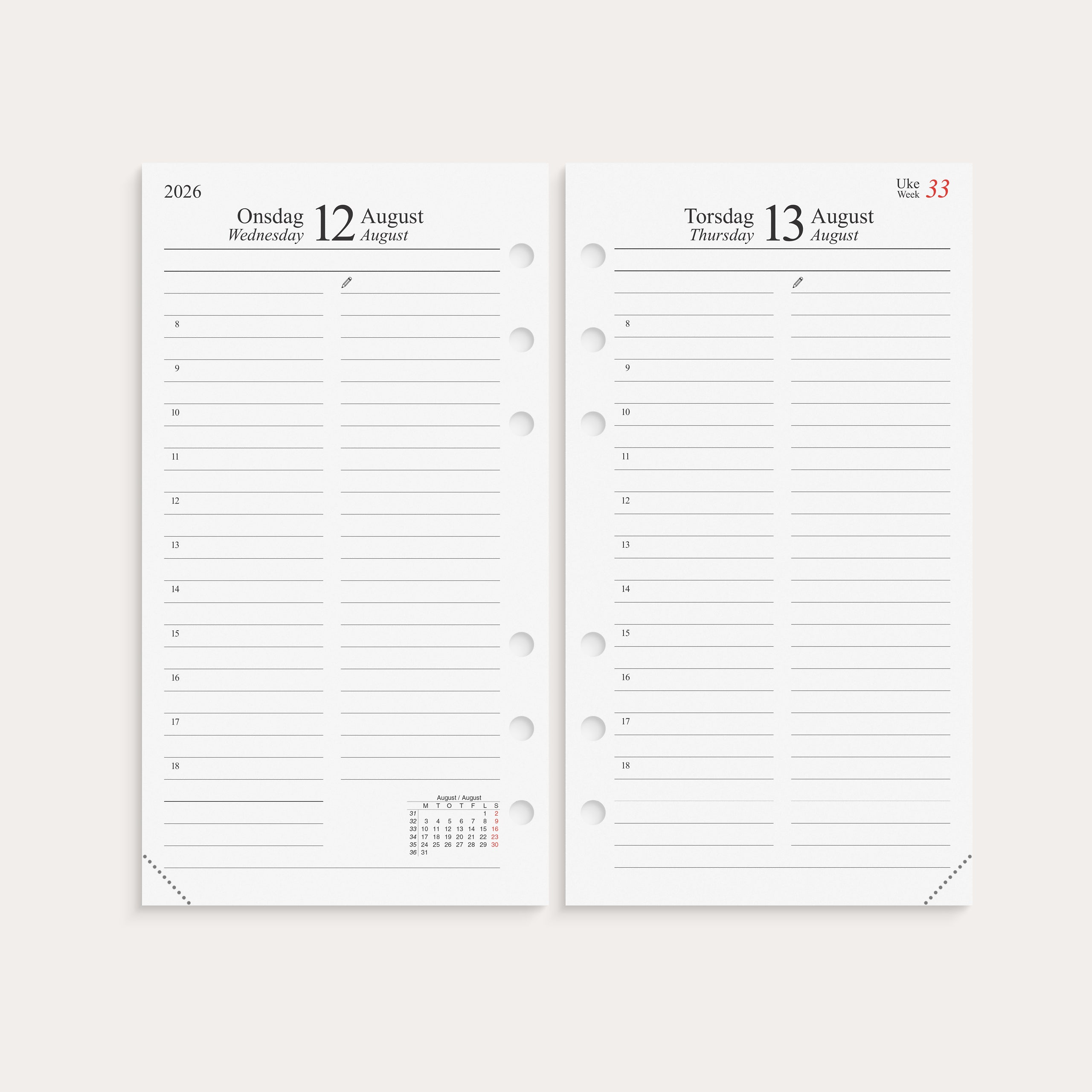 Årspakke 2026 A6 Dag